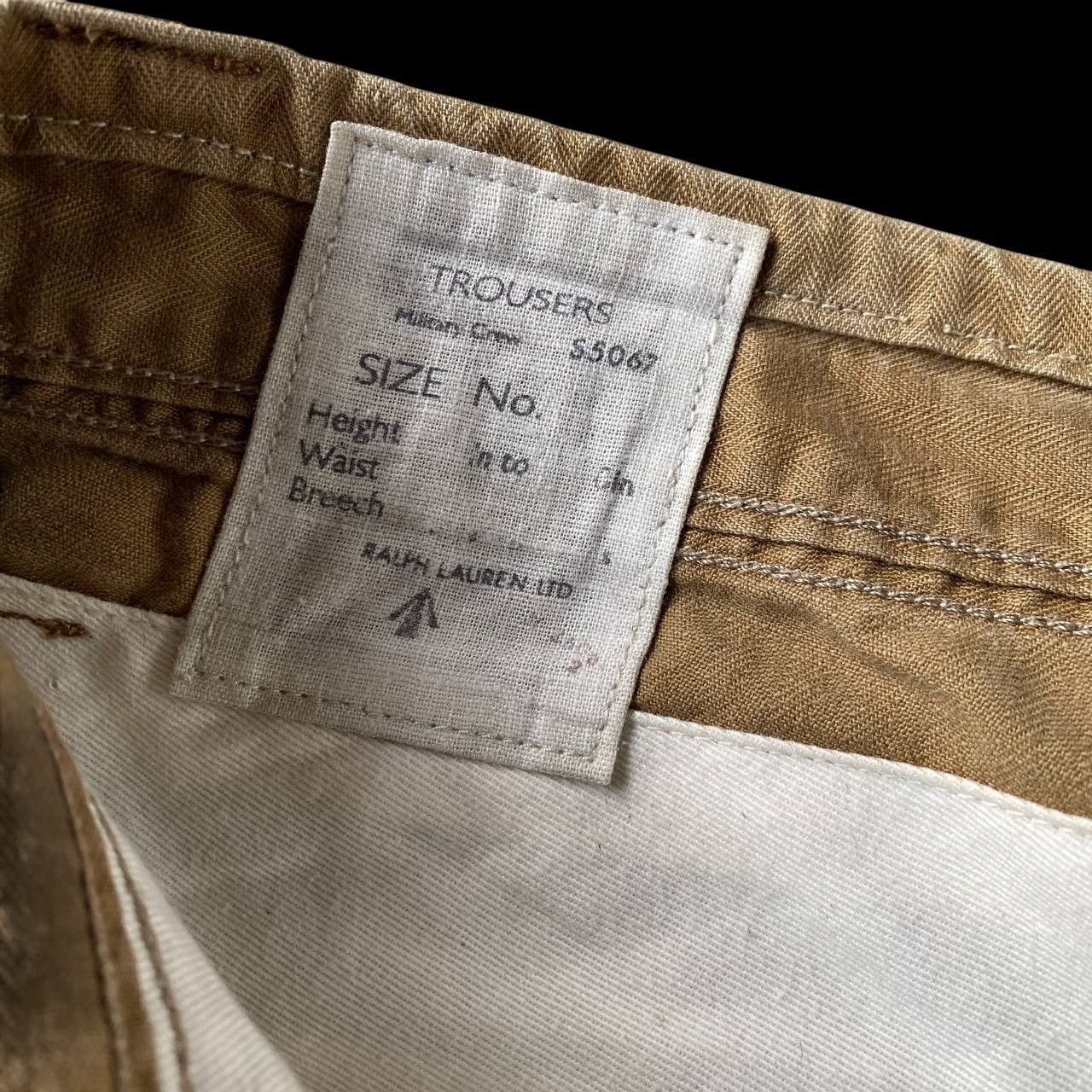 Polo Ralph Lauren VINTAGE POLO RALPH LAUREN CARPENTER MILITARY CARGO PANT Size US 34 / EU 50 - 9 Thumbnail