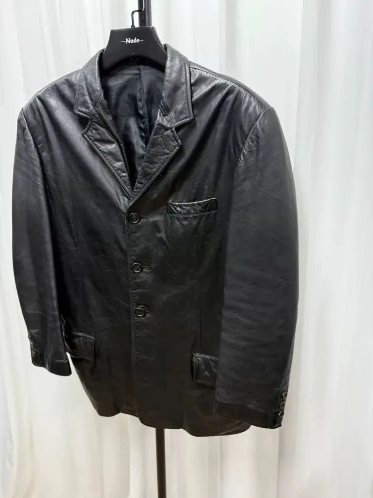 Yohji Yamamoto Yohji Yamamoto Y’s 90s relaxed fit leather jacket-2505 Size US M / EU 48-50 / 2 - 3 Thumbnail