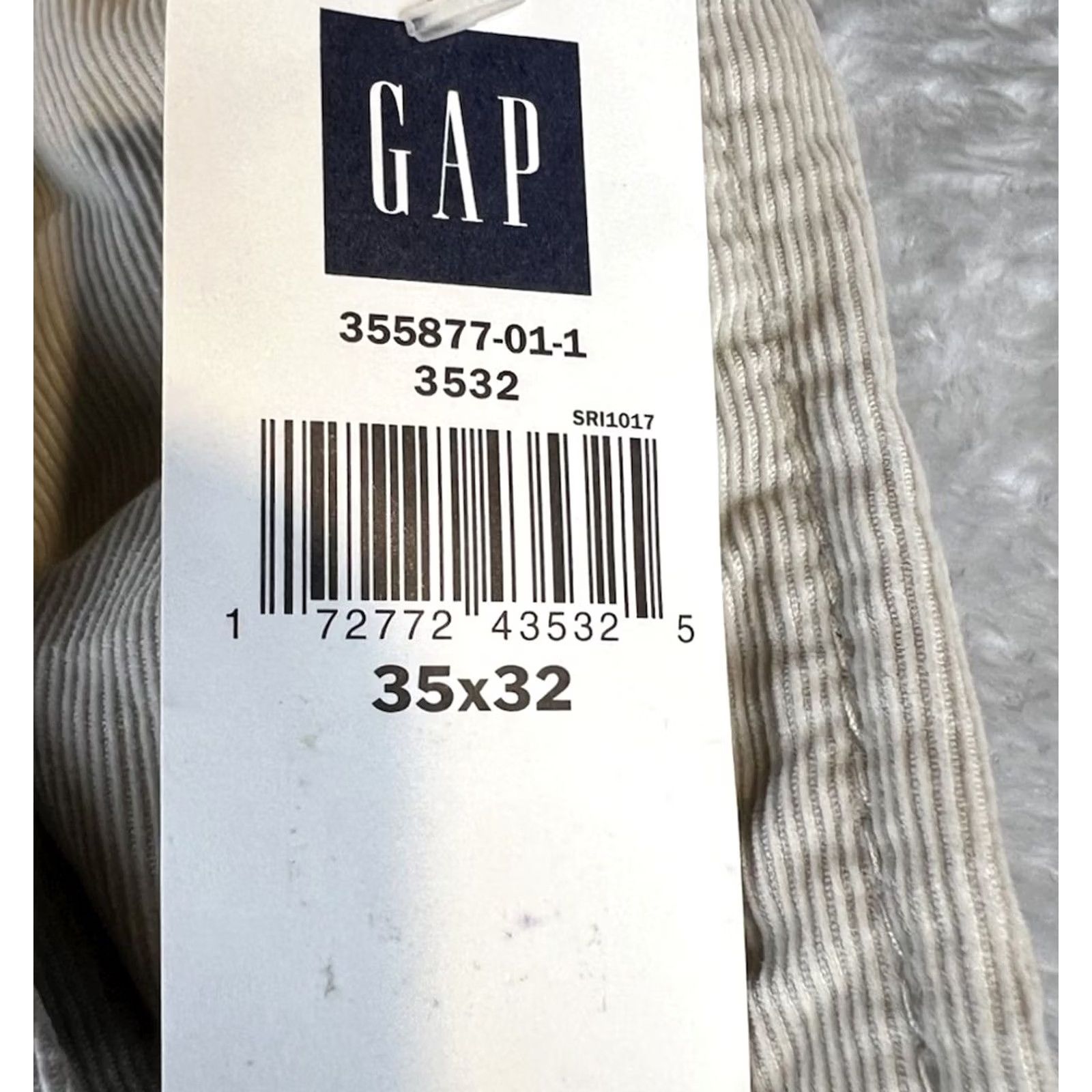 Gap VINTAGE Gap Corduroy Paratrooper Cargo Pants Mens 35x32 Cream White 90s Skater Cargo Pants Mens White Size US 35 - 7 Thumbnail