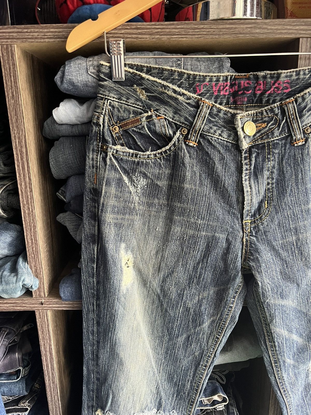 Edwin 🔥Something Edwin Vienus Bliss Distressed Denim Size 30" / US 8 / IT 44 - 8 Thumbnail