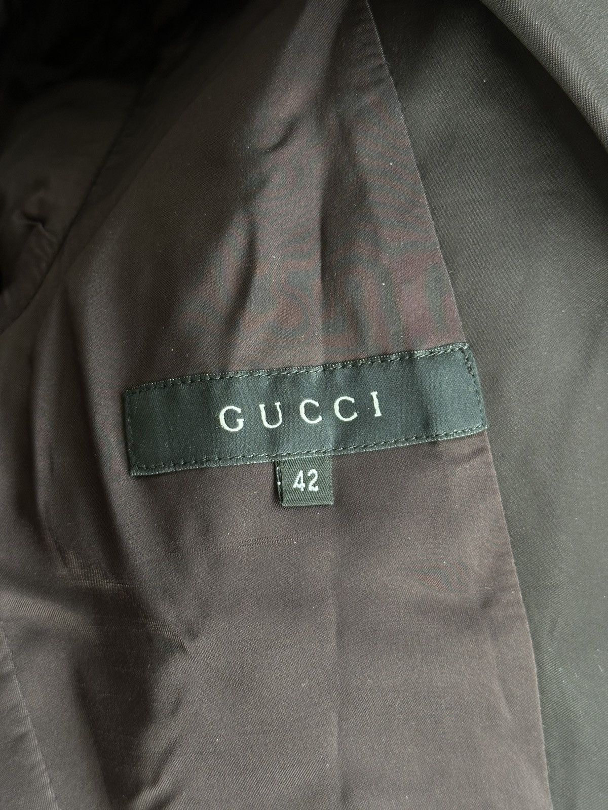 Gucci 2004 Gucci by Tom Ford 1 Button Blazer Jacket Purple Size 42 Size M / US 6-8 / IT 42-44 - 12 Thumbnail