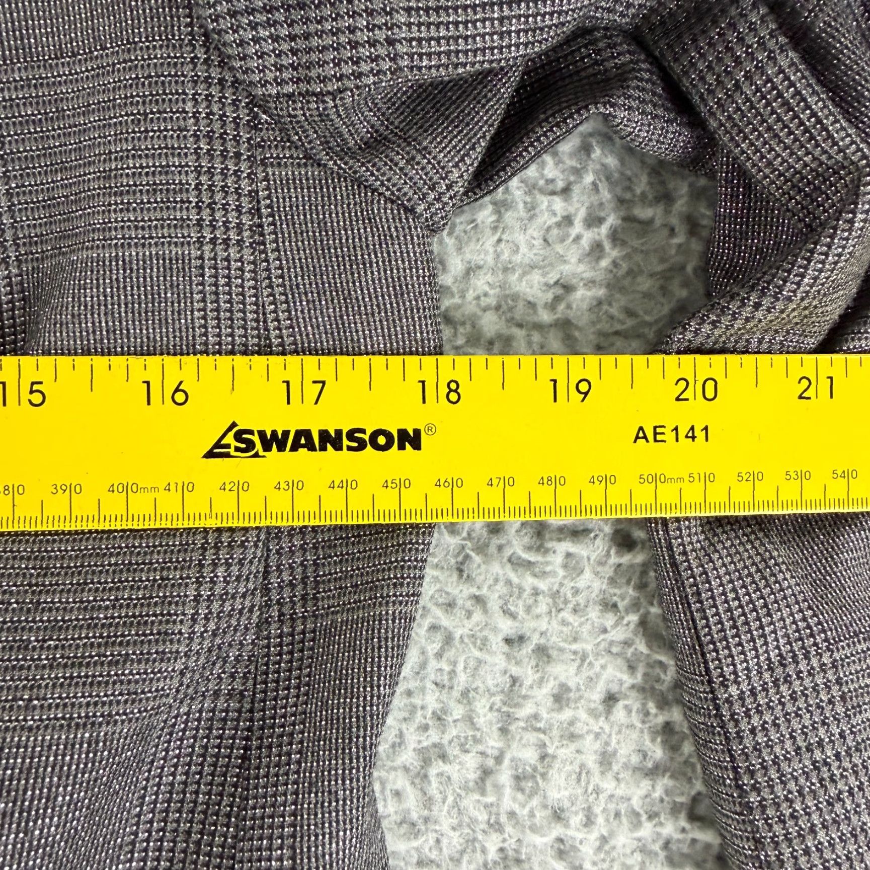 Allsaints AllSaints Isla Shimmer Check Blazer Jacket Womens Size 4 Gray Double Breasted LS Size S / US 4 / IT 40 - 5 Thumbnail