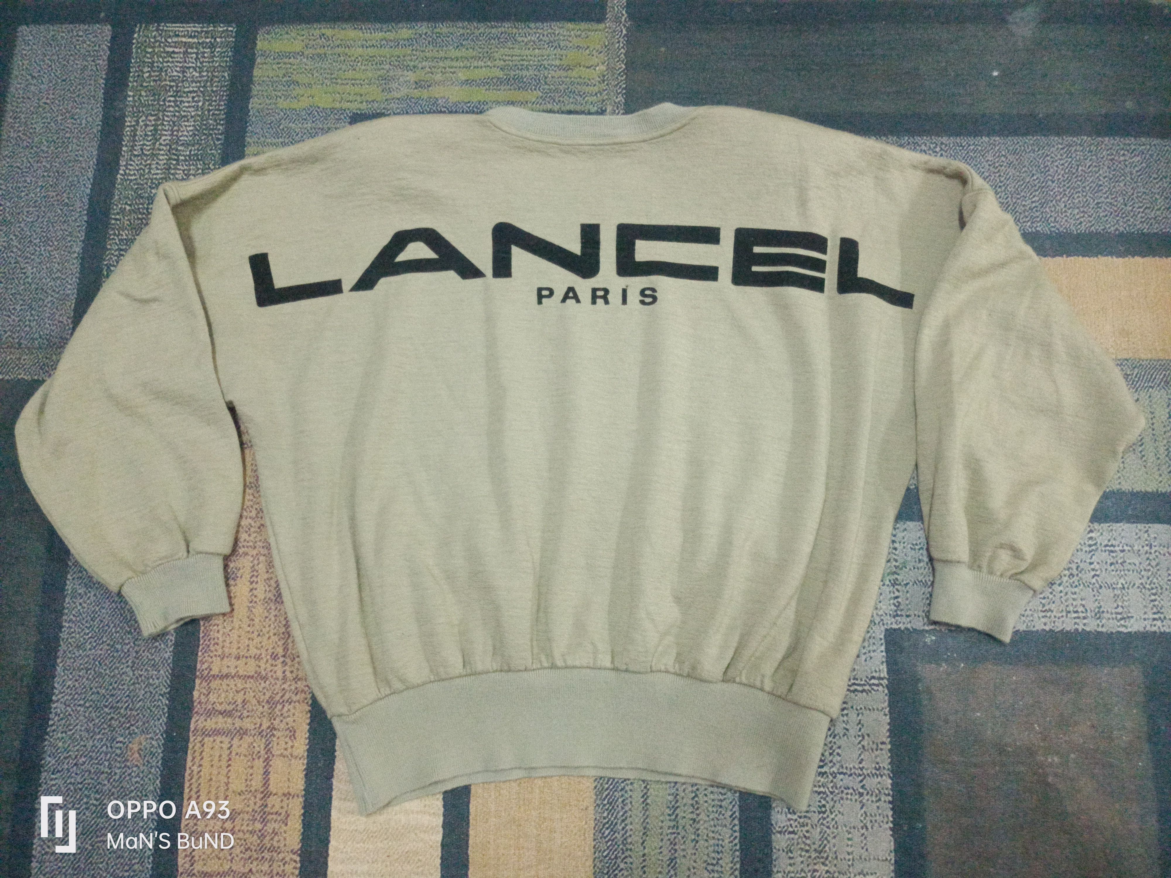 Lancel × Vintage LANCEL PARIS Sweatshirt Big LoGo Size M / US 6-8 / IT 42-44 - 1 Thumbnail