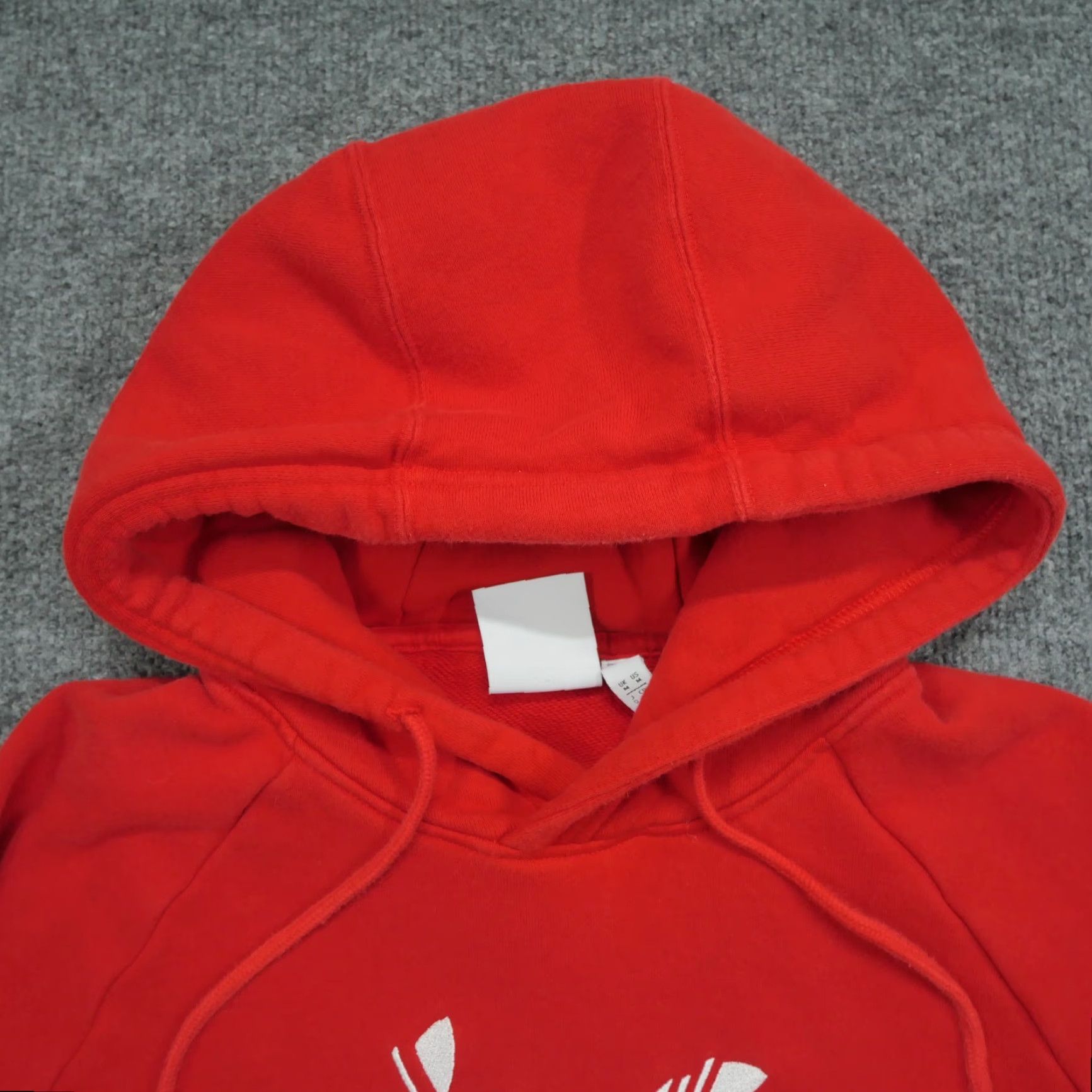 Adidas Adidas Hoodie Mens Red Pullover Trefoil Logo Circle Raglan Sleeve Size US M / EU 48-50 / 2 - 4 Thumbnail