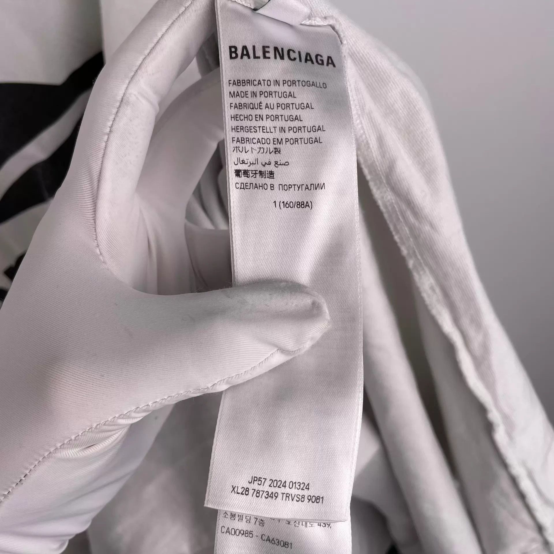 Balenciaga Balenciaga T-shirt L Light Gray Size US L / EU 52-54 / 3 - 6 Thumbnail