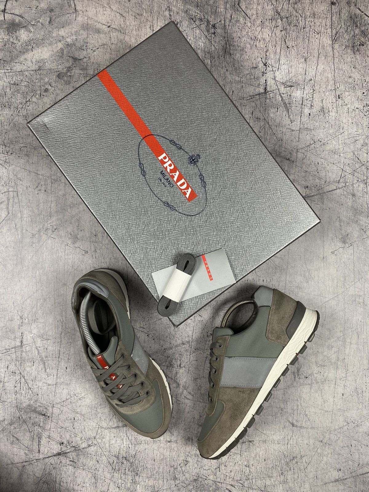 Prada Prada Matchrace Trainers Low Sneakers 4e2718 Size US 6 / EU 39 - 3 Thumbnail