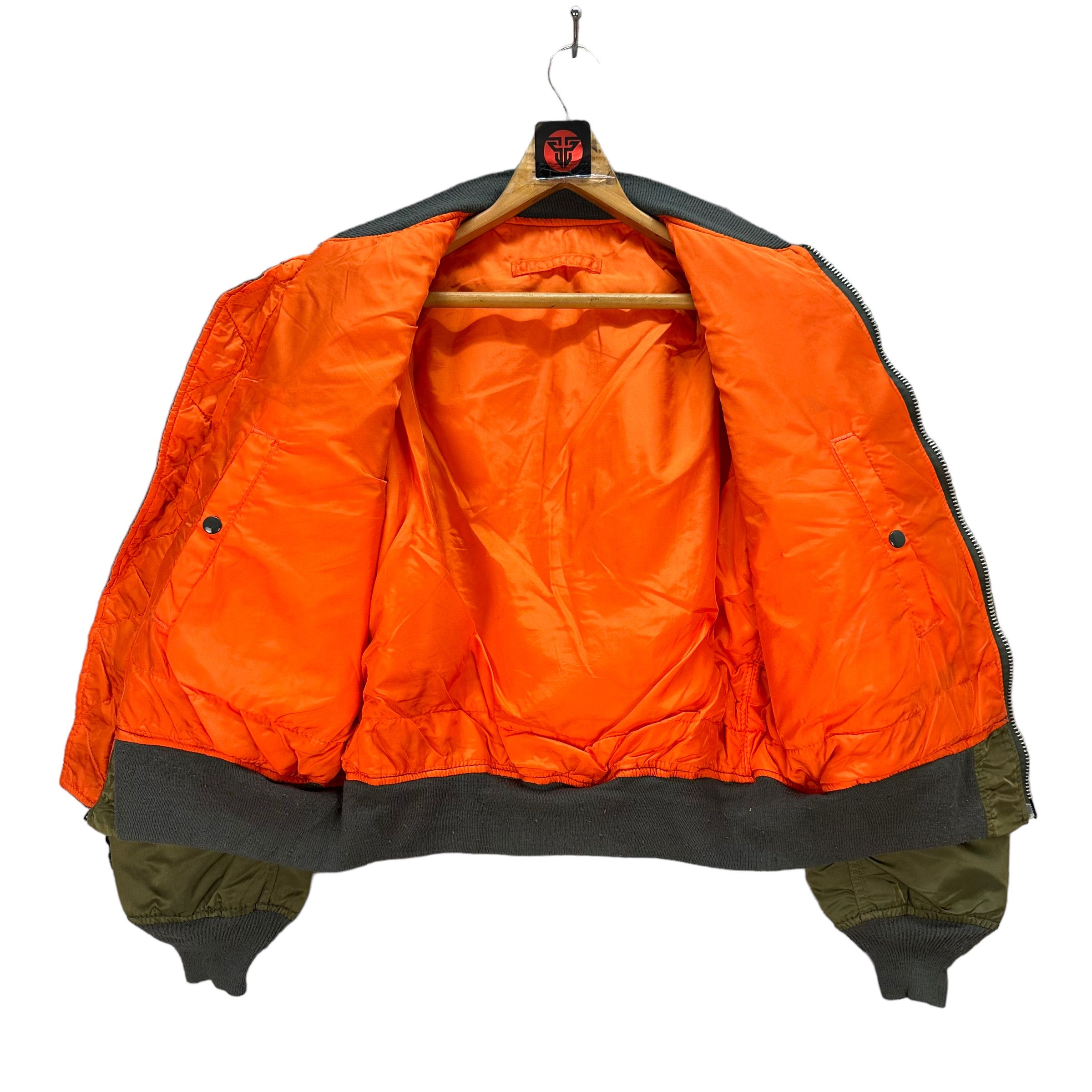 Alpha Industries VINTAGE ALPHA INDUSTRIES USAF MA-1 FLIGHT JACKET #7695-165 Size US L / EU 52-54 / 3 - 8 Thumbnail