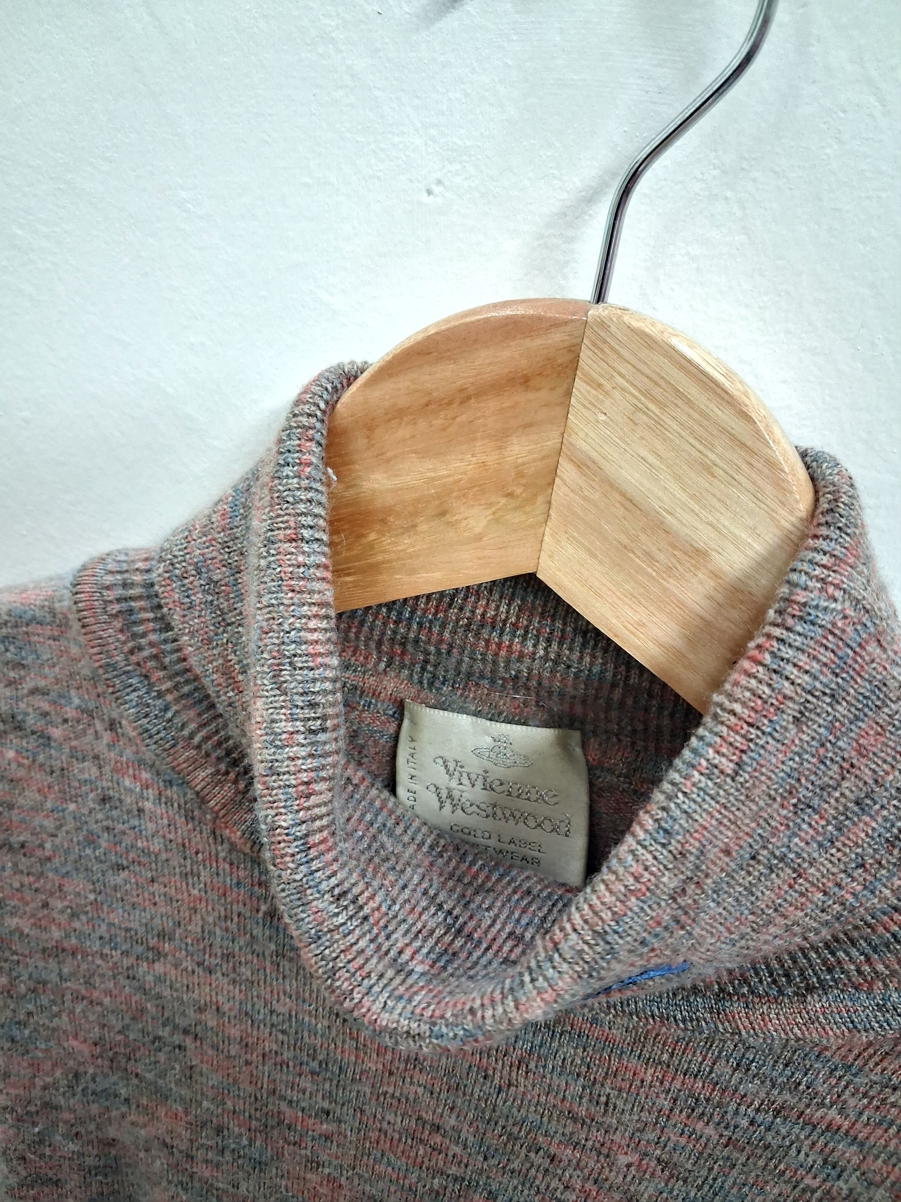 Vivienne Westwood Vintage Vivienne Westwood Gold Label Turtleneck Jumper Size S / US 4 / IT 40 - 5 Thumbnail