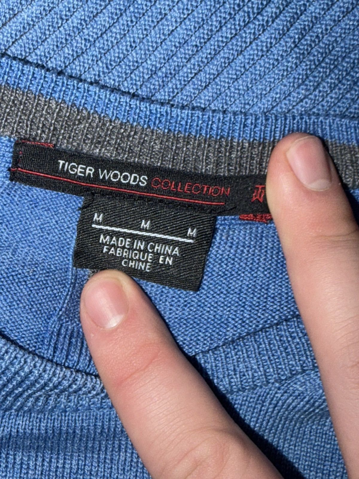Nike × Tiger Woods Nike Tiger Woods Collection Blue Sweater Longsleeve Size US M / EU 48-50 / 2 - 4 Thumbnail