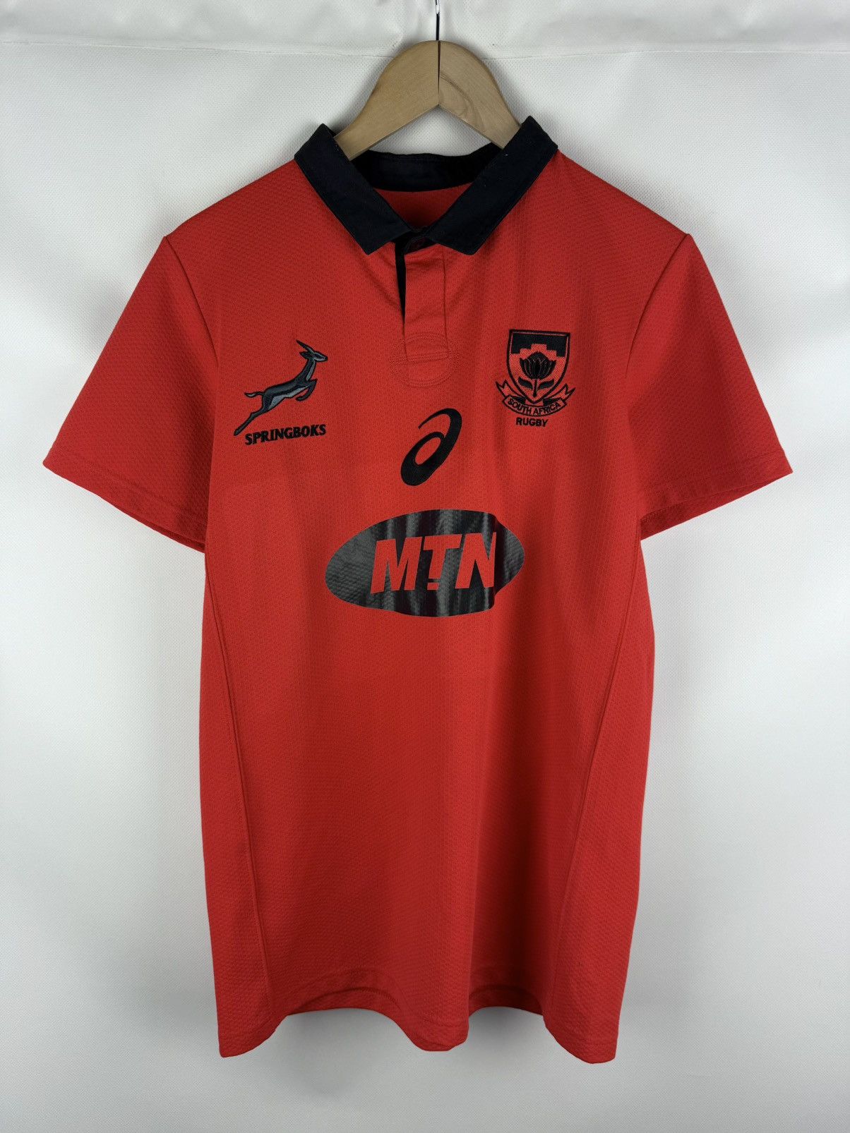 Asics ASICS South Africa 2017 Rugby Away Shirt Jersey Size M Size US M / EU 48-50 / 2 - 1 Thumbnail