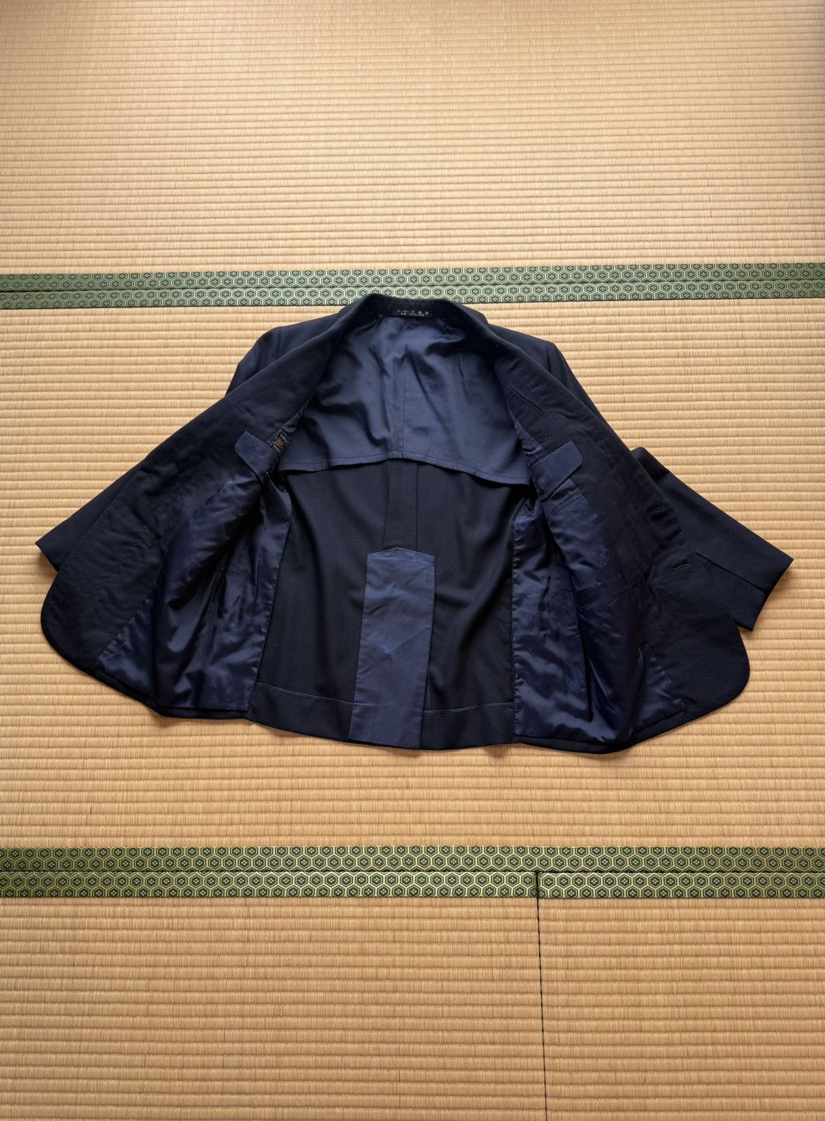 Other Spring to Autumn Raven Black Wool Set-Up Size 34S - 6 Thumbnail