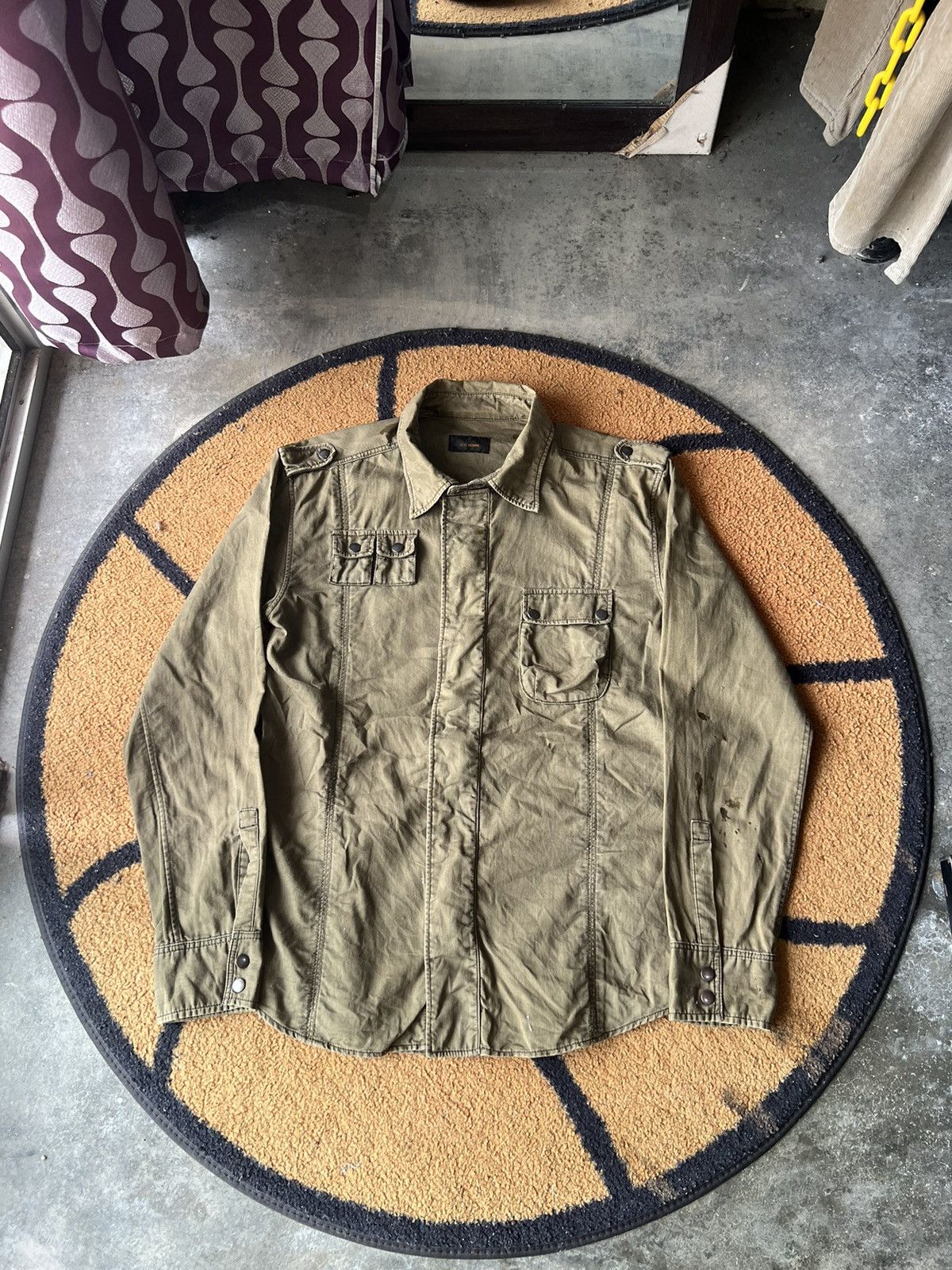 Tete Homme 🔥Tete Homme Issey Miyake Overshirt Jacket Size US M / EU 48-50 / 2 - 2 Thumbnail