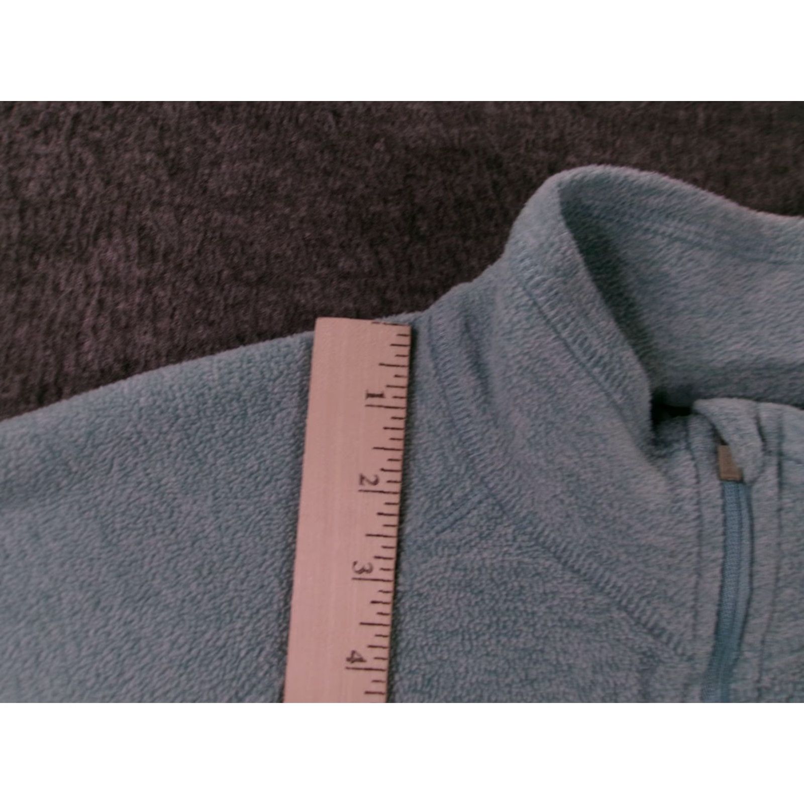 Eddie Bauer Eddie Bauer Fleece Pullover Womens L Quarter Zip Mock Neck Cozy Seafoam Green Raglan Sleeves Pullover Sweater Size L / US 10 / IT 46 - 4 Thumbnail