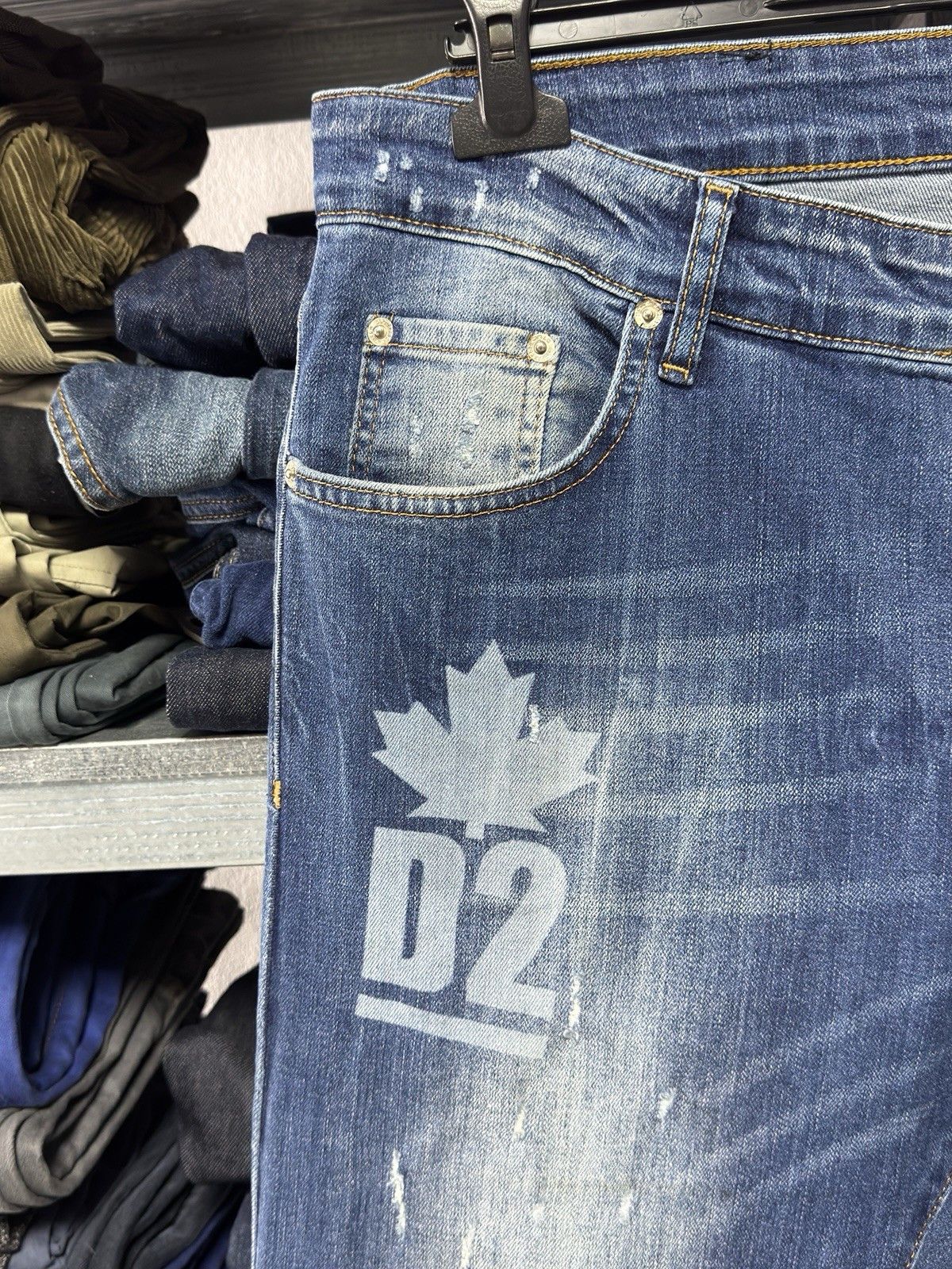 Dsquared2 Dsquared2 Distressed Denim Jeans Pant Made in Italy Size 52 Size US 36 / EU 52 - 3 Thumbnail