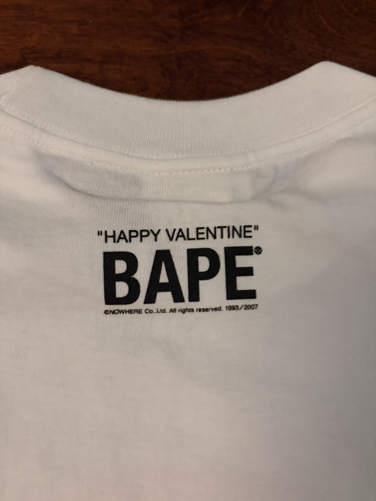 Bape Bape Valentines 2007 tee Size US M / EU 48-50 / 2 - 3 Thumbnail
