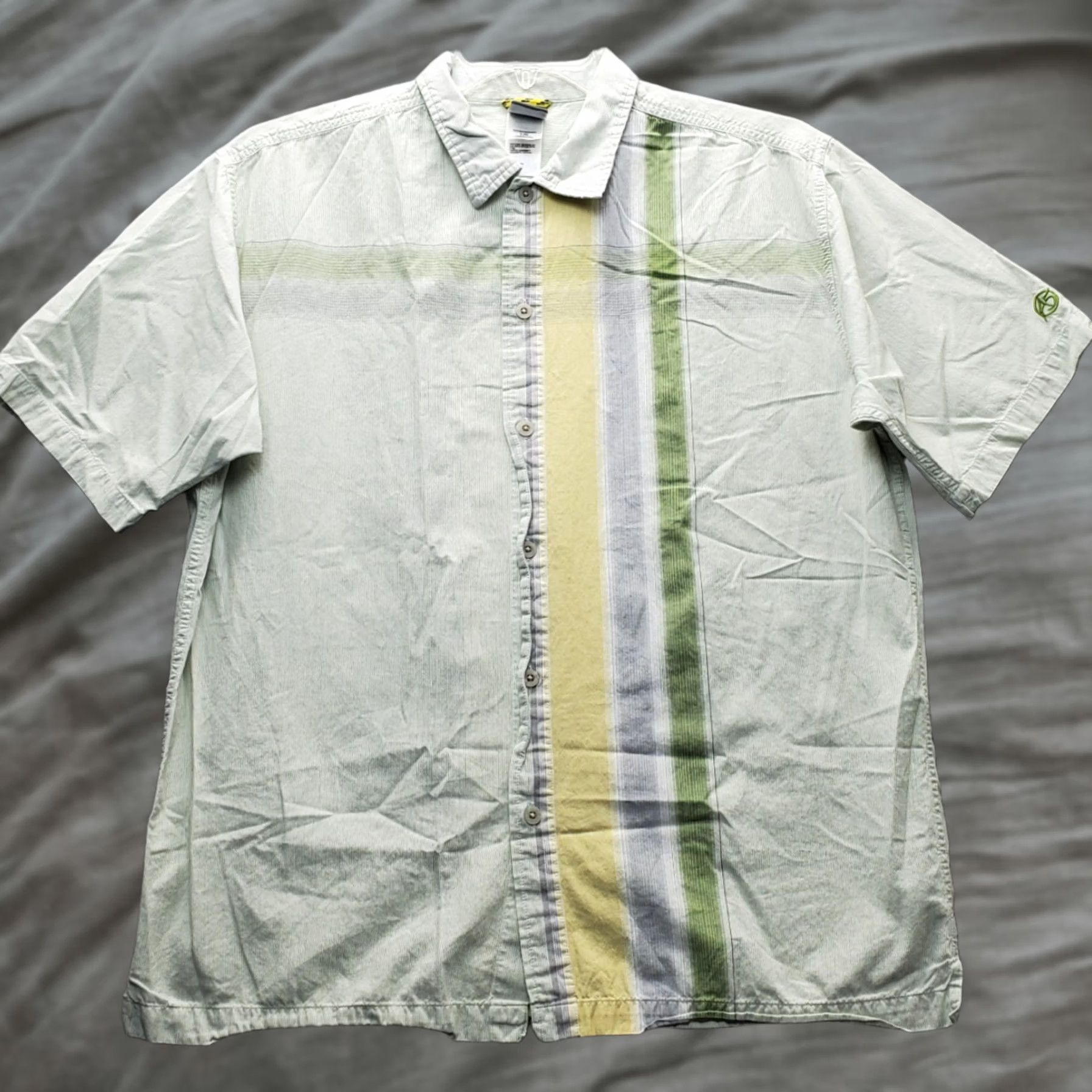 The North Face The North Face Mens L Shirt Multi Striped Panel Short Sleeve Button Up Size US L / EU 52-54 / 3 - 1 Thumbnail
