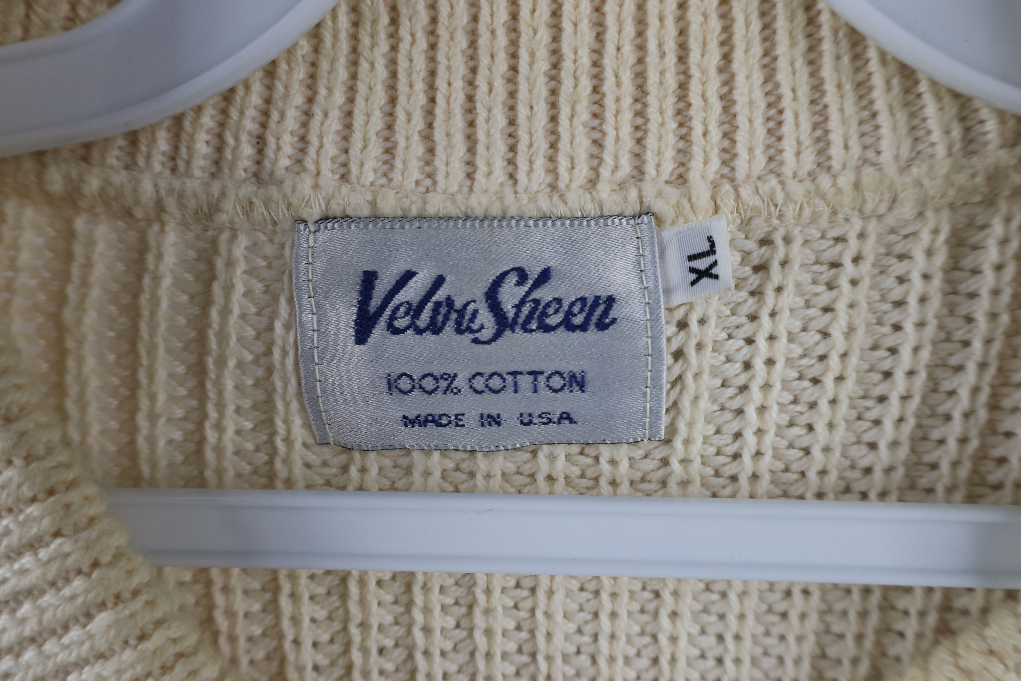 Vintage Vintage 90s Streetwear Monogram Cotton Ribbed Knit Sweater Size US XL / EU 56 / 4 - 7 Thumbnail