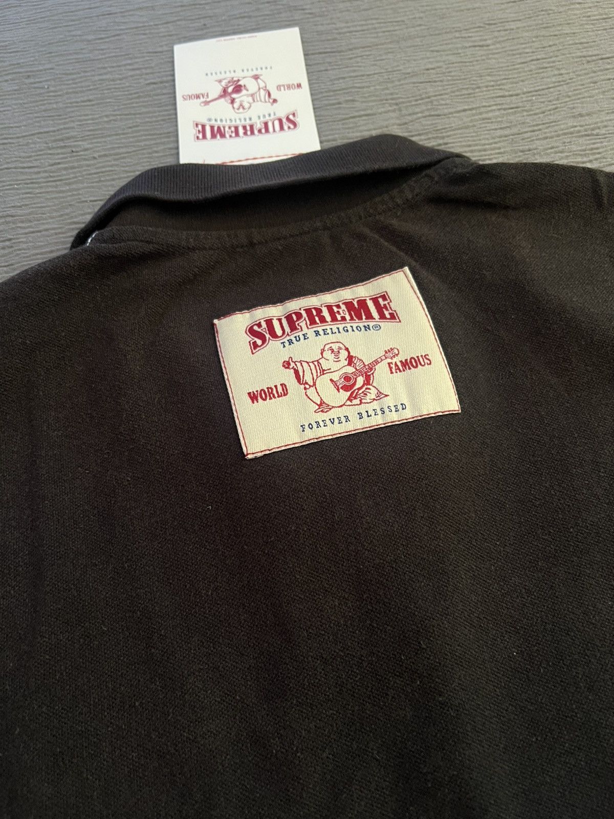 Supreme × True Religion Supreme True Religion Applique Polo Black Size Small Size US S / EU 44-46 / 1 - 7 Thumbnail