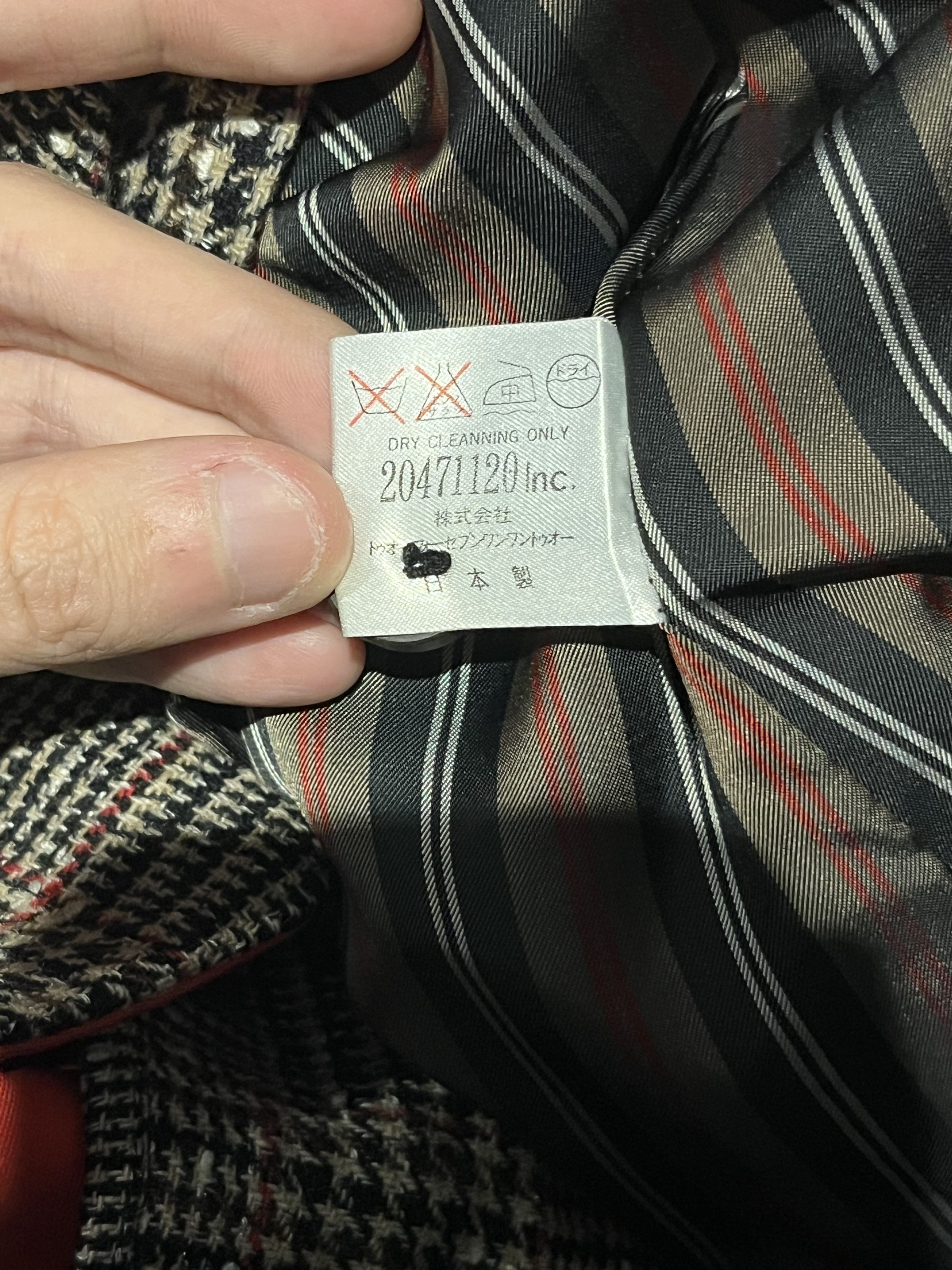 20471120 × Beauty Beast 20471120 Vintage Plaid Ruffle Coat Size M / US 6-8 / IT 42-44 - 3 Thumbnail