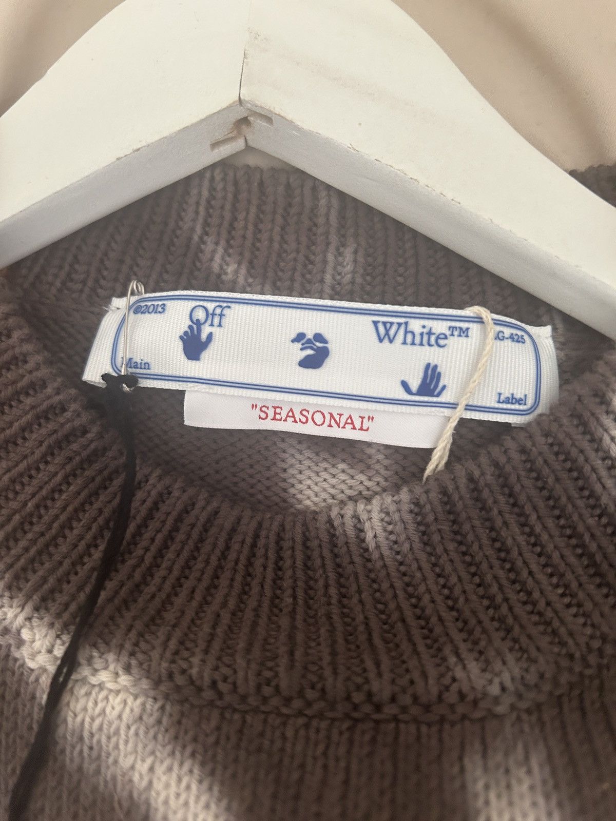 Off-White off-white tie dye crewneck sweater Virgil Abloh OW logo Size US M / EU 48-50 / 2 - 3 Thumbnail