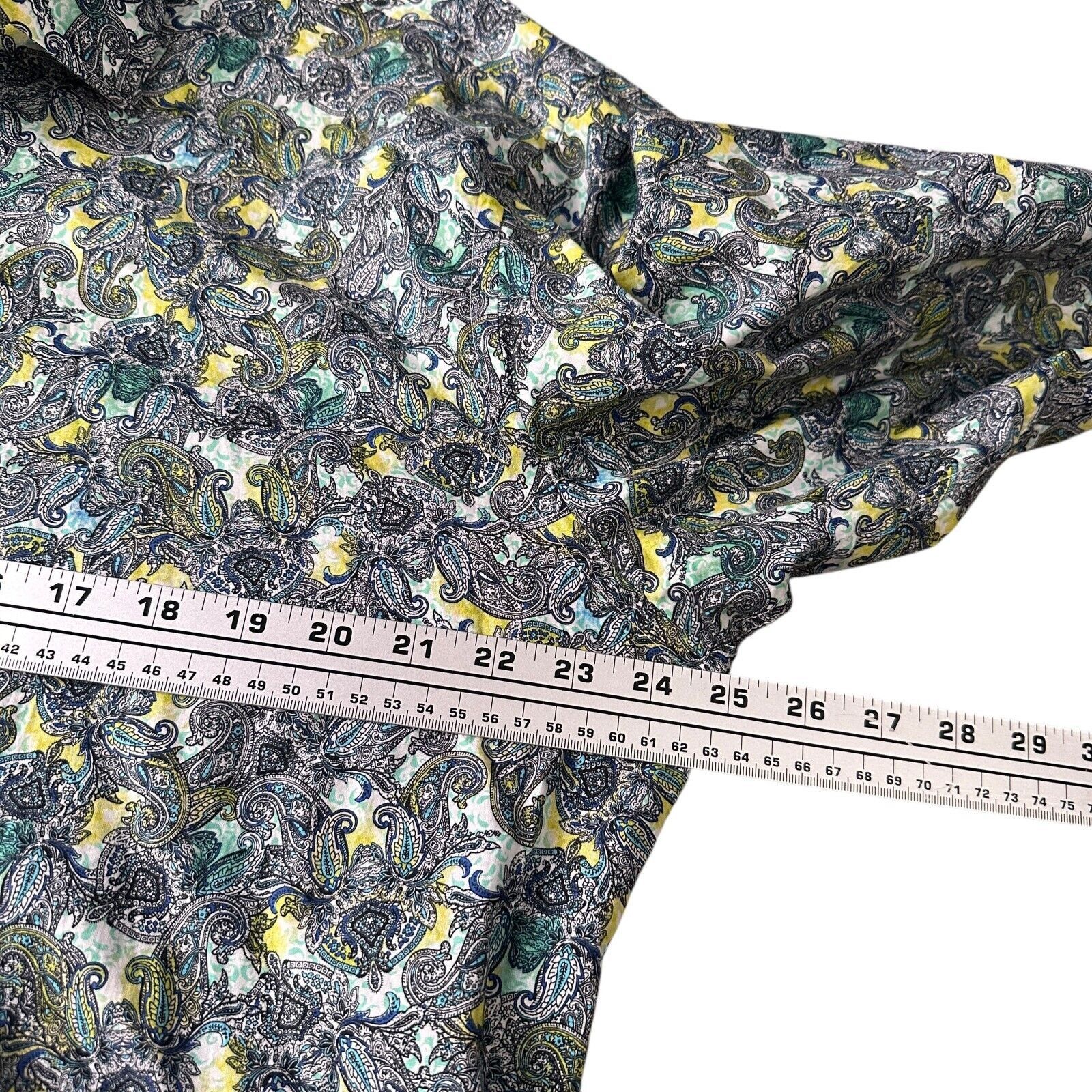 Jared Lang Jared Lang Paisley Shirt Mens 3XL XXXL Multicolor Button Up Size US XXL / EU 58 / 5 - 8 Thumbnail
