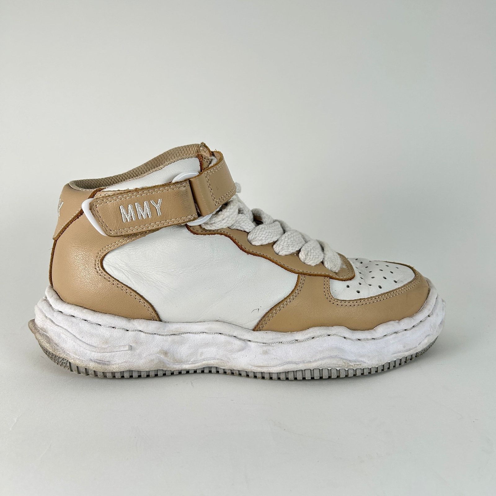 Mki Miyuki Zoku MMY Khaki/White High Tops Size 42 Size US 9 / EU 42 - 1 Thumbnail