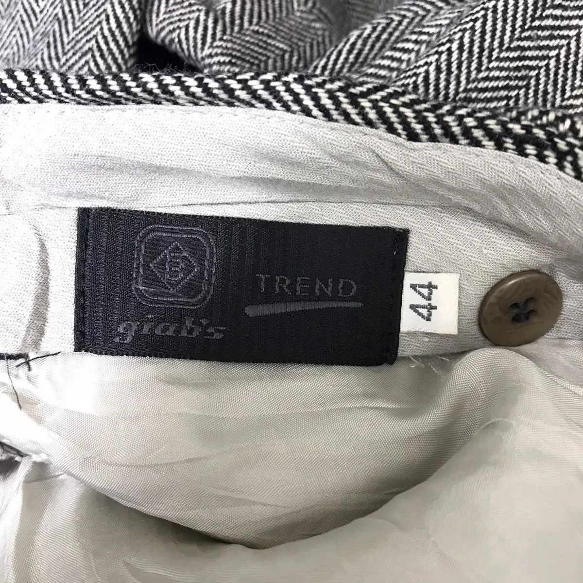 Other Vtg 90’ GRABS TREND Made In ITALY Grey Casual Pant Trouser Size 29" - 4 Thumbnail