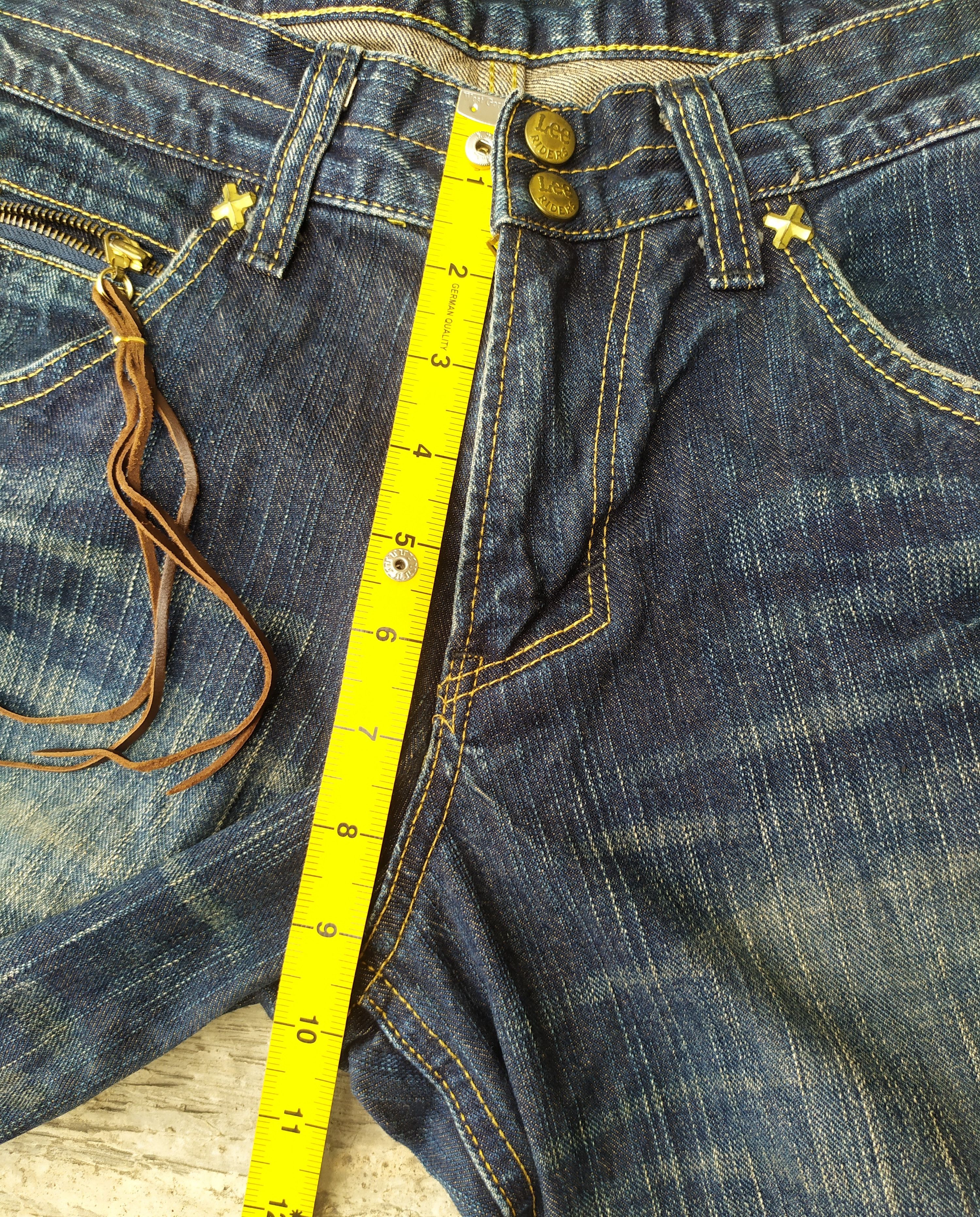 If Six Was Nine Lee Riders Flared Jeans Size US 32 / EU 48 - 11 Thumbnail