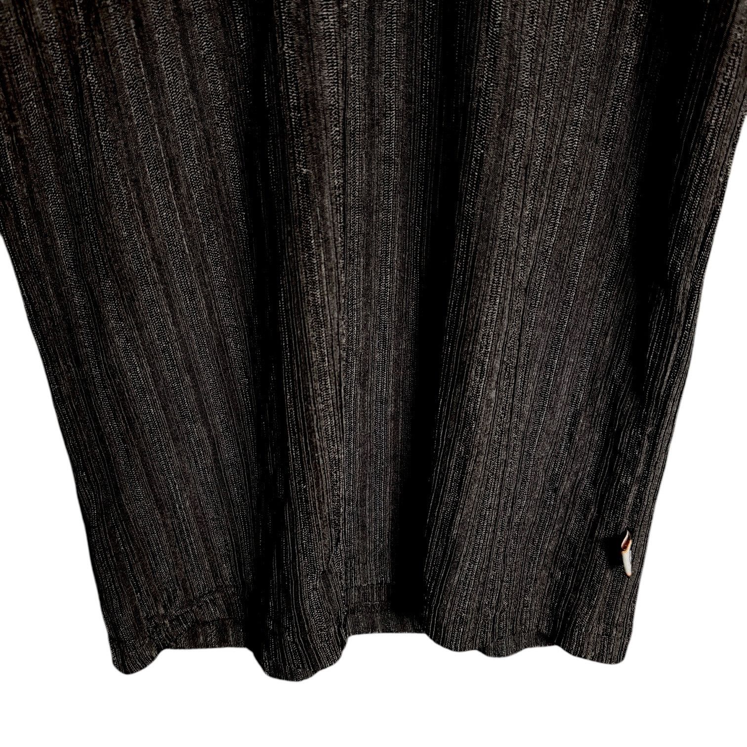 Young And Reckless Vintage 2000s Y2K YMLA Ribbed Texture Black Polo Shirt L Size US L / EU 52-54 / 3 - 6 Thumbnail