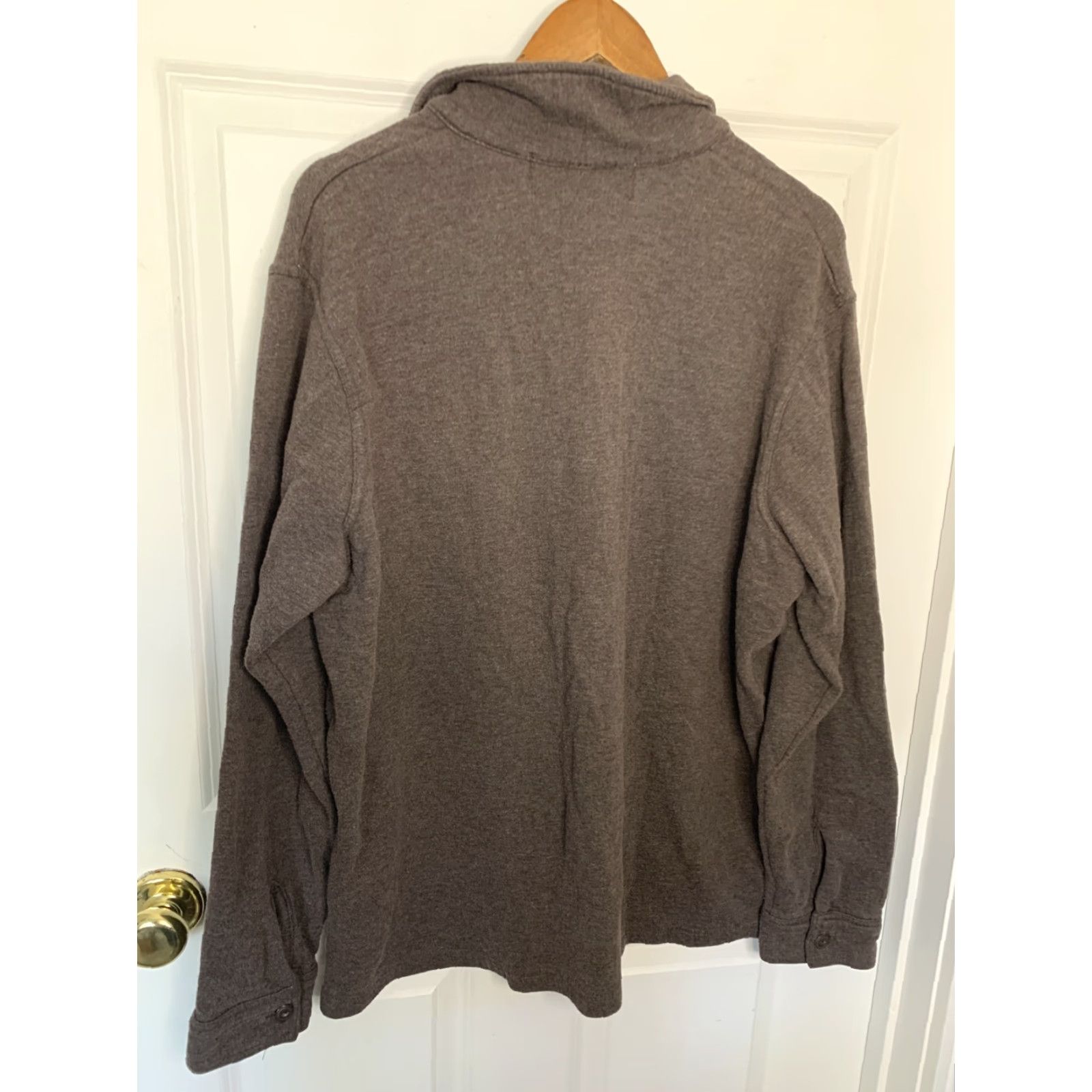 Eddie Bauer Eddie Bauer Men’s XL Brown 1/4 Button Up Sweater Sweatshirt Winter #2373 Shirt Pullover Knitted Knit Long Sleeve Collared Regular Mens Size US XL / EU 56 / 4 - 5 Thumbnail