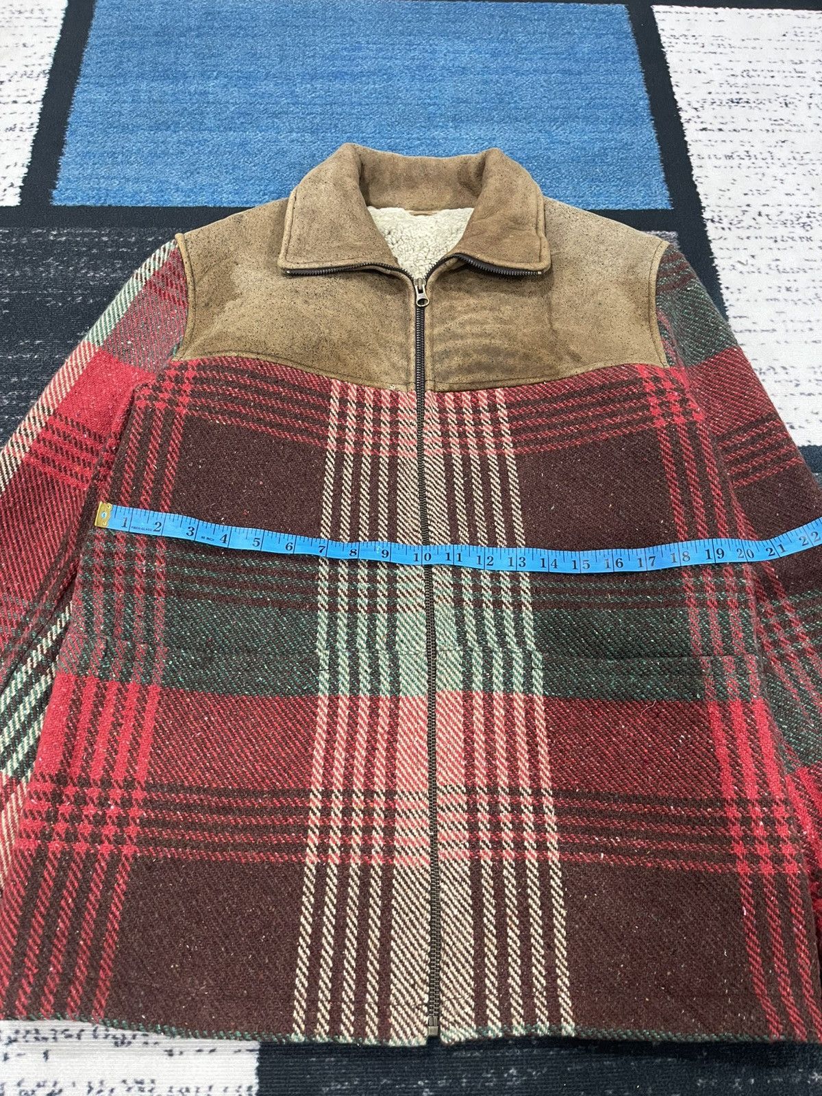 Beams Plus × Vintage Vintage Beams Y.Akamine Plaid Wool Jacket Size US L / EU 52-54 / 3 - 18 Thumbnail