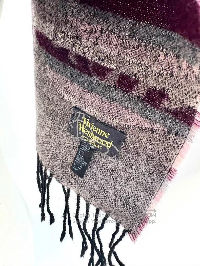 Vivienne Westwood Vivienne Westwood Vintage gray and red striped Saturn skul Size ONE SIZE - 7 Thumbnail