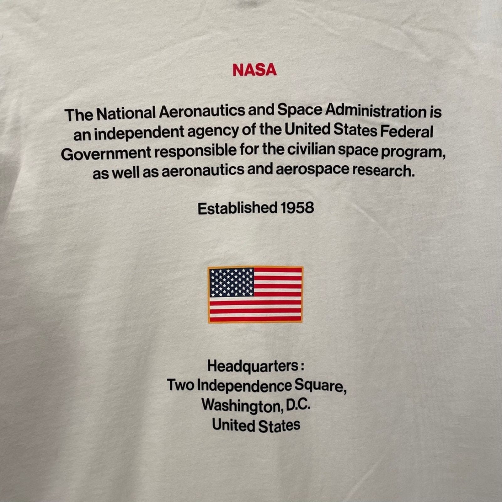 H&M H&M NASA Long Sleeve Shirt M Size US M / EU 48-50 / 2 - 6 Thumbnail