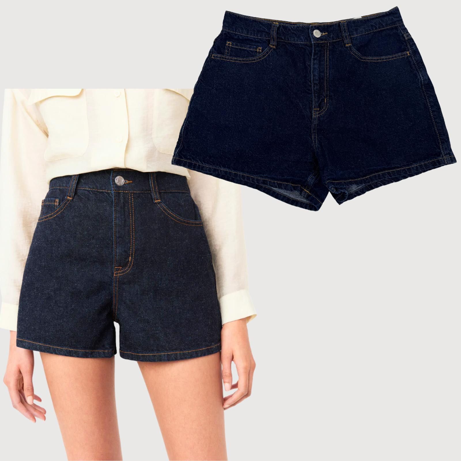 Frank And Oak Frank And Oak Relaxed Dark Wash Shorts 27 Size 27" / US 4 / IT 40 - 1 Thumbnail