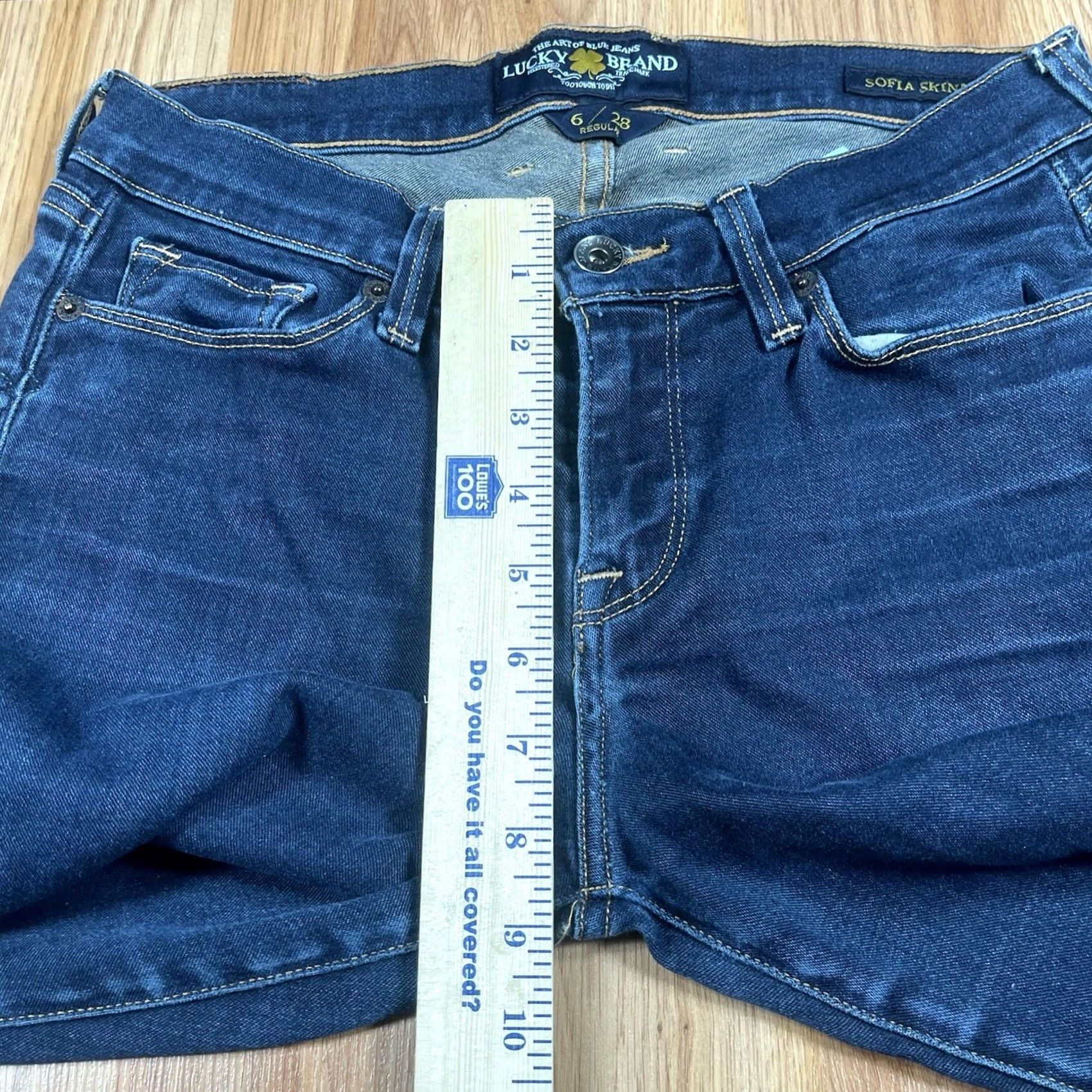 Lucky Brand Lucky Brand Jeans Womens 6/28 Regular Sofia Skinny Stretch Mid Rise Blue Denim Size 28" / US 6 / IT 42 - 7 Thumbnail