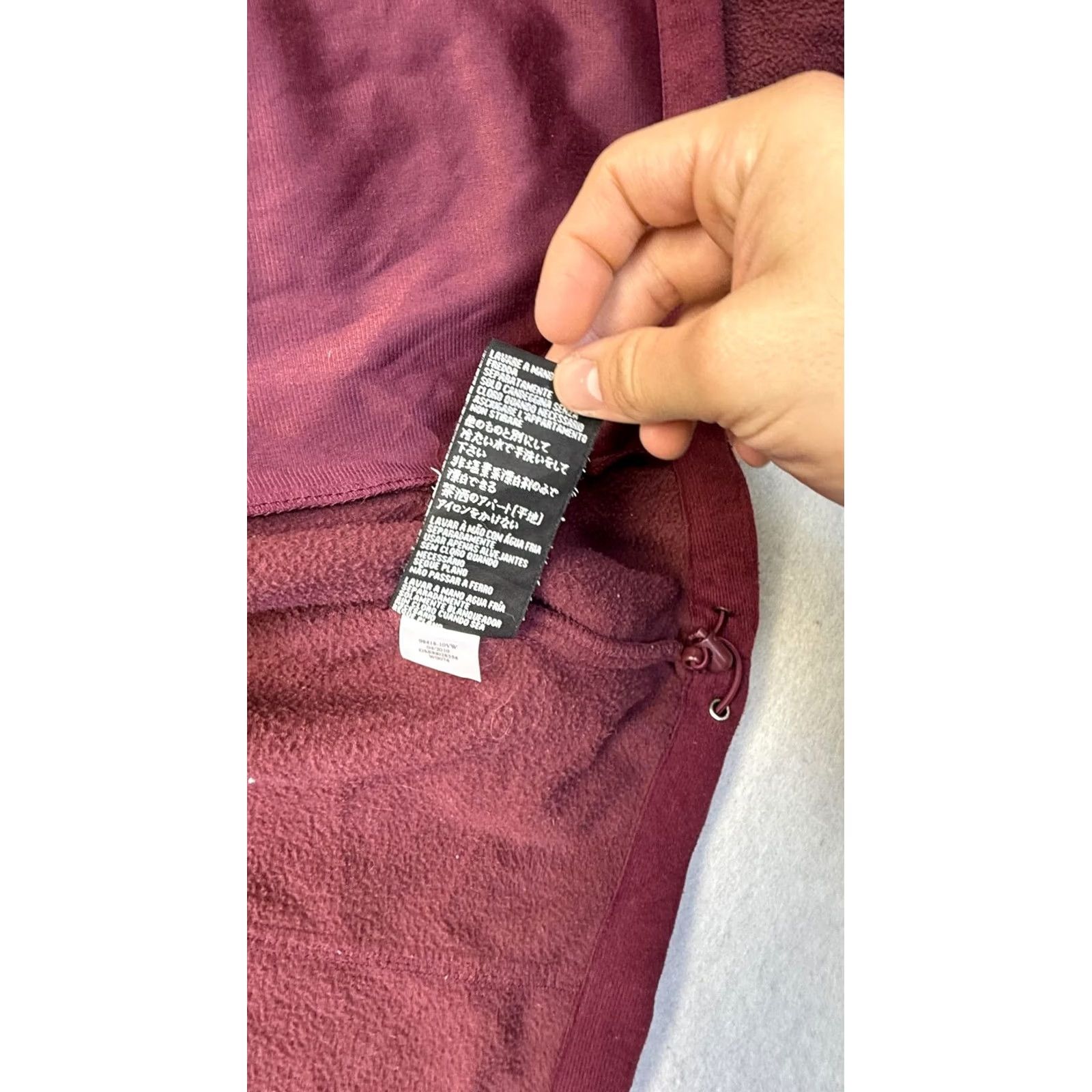 Harley Davidson VINTAGE Harley-Davidson Jacket Womens 2XL Burgundy Fleece Full Zip Spell Out Motorcycle Size XXL / US 16-18 / IT 52-54 - 7 Thumbnail