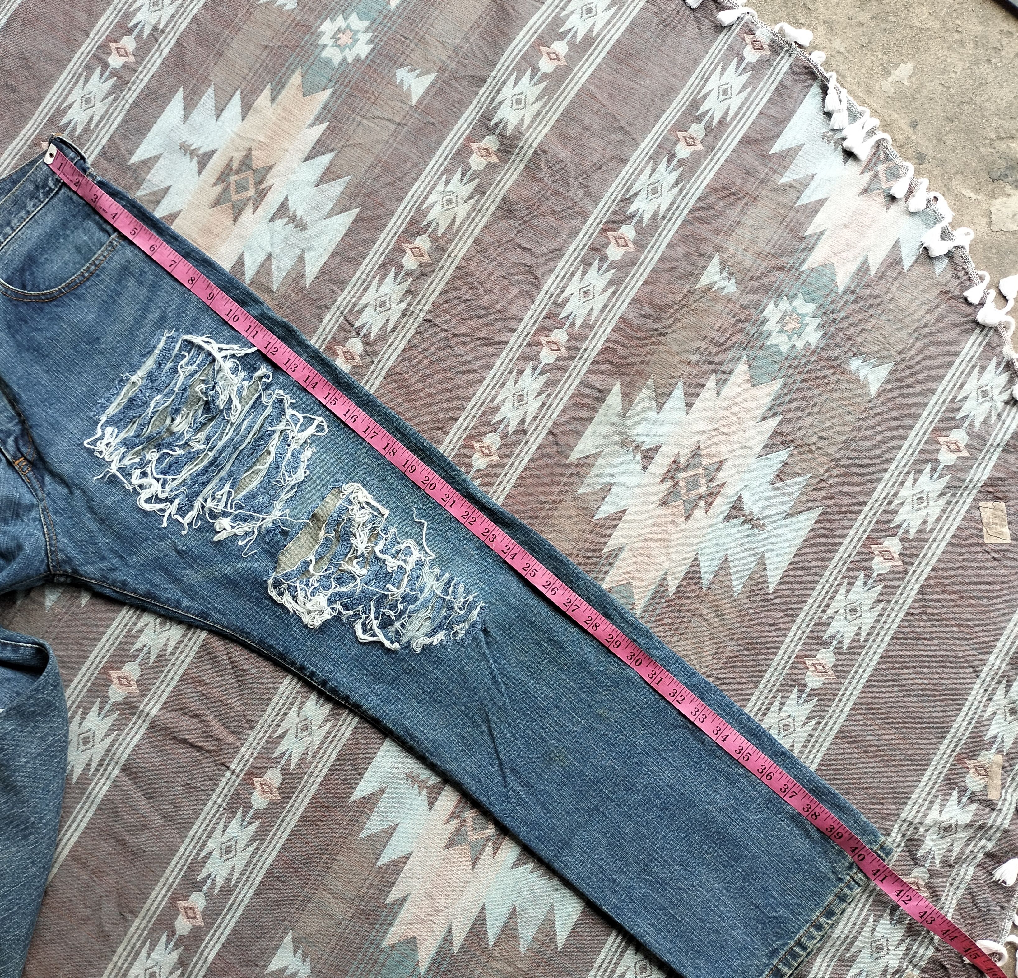Bounty Hunter Bounty Hunter distressed denim Size US 34 / EU 50 - 17 Thumbnail