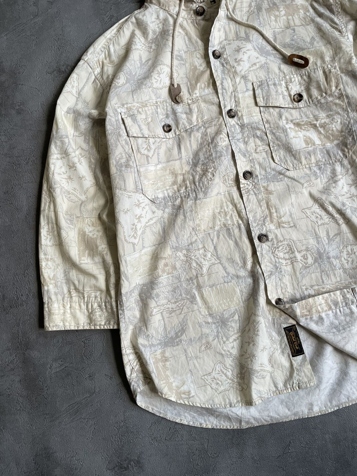 Global Work × Japanese Brand Global Work hooded shirt Japanese brand Size US M / EU 48-50 / 2 - 4 Thumbnail