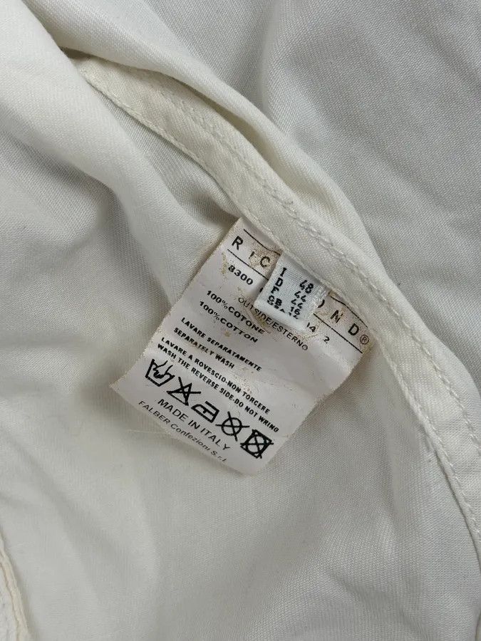 John Richmond Richmond Multi Zip White Avant-Garde Biker Jacket Size US M / EU 48-50 / 2 - 12 Thumbnail