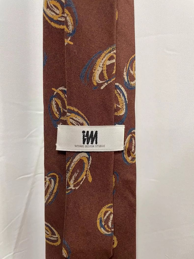 Issey Miyake Issey Miyake Medieval Silk Tie with Interesting Geometric P Size ONE SIZE - 4 Thumbnail