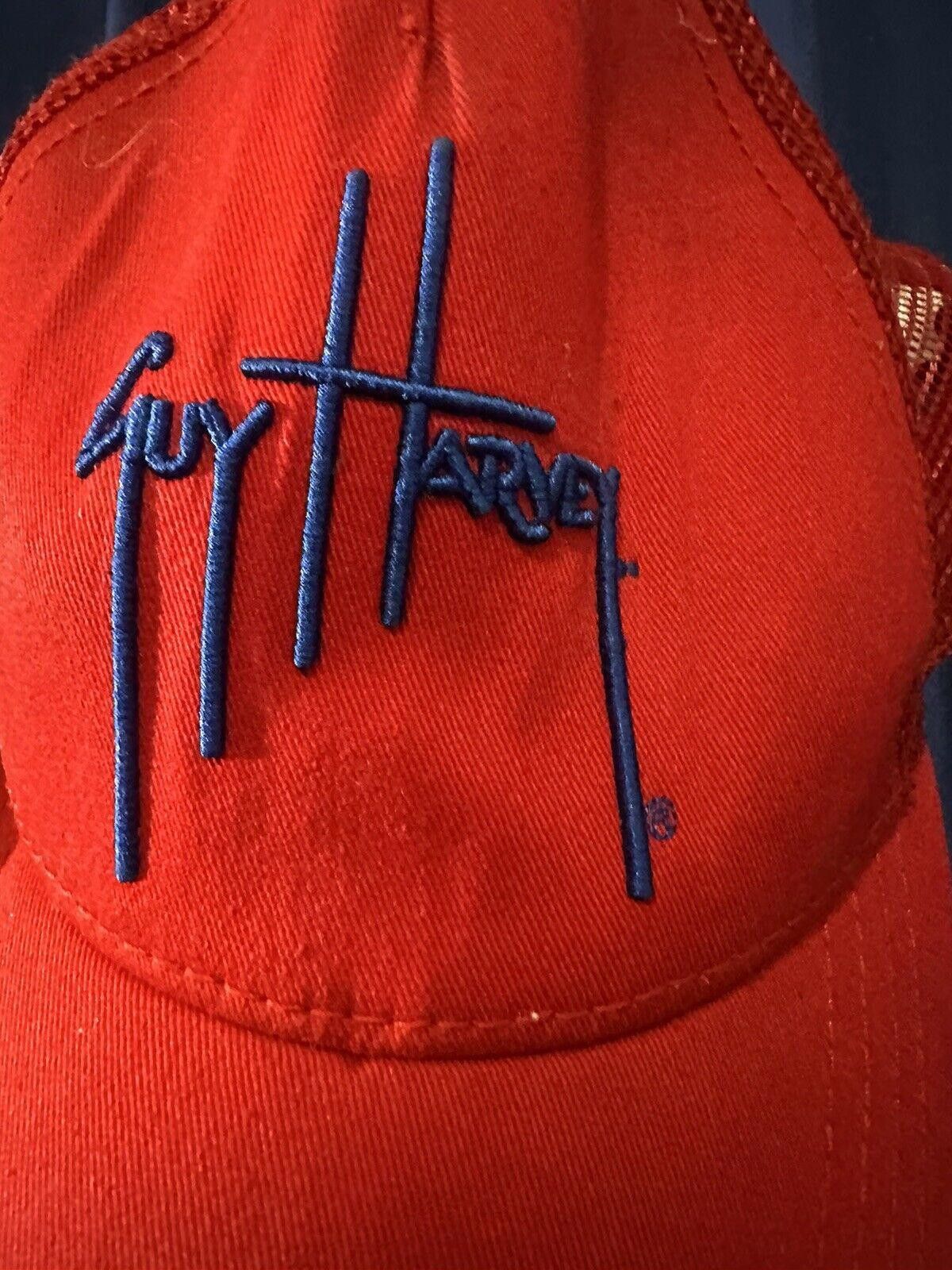 Guy Harvey Guy Harvey Logo SnapBack Red One Size Cap Hat Size ONE SIZE - 3 Thumbnail