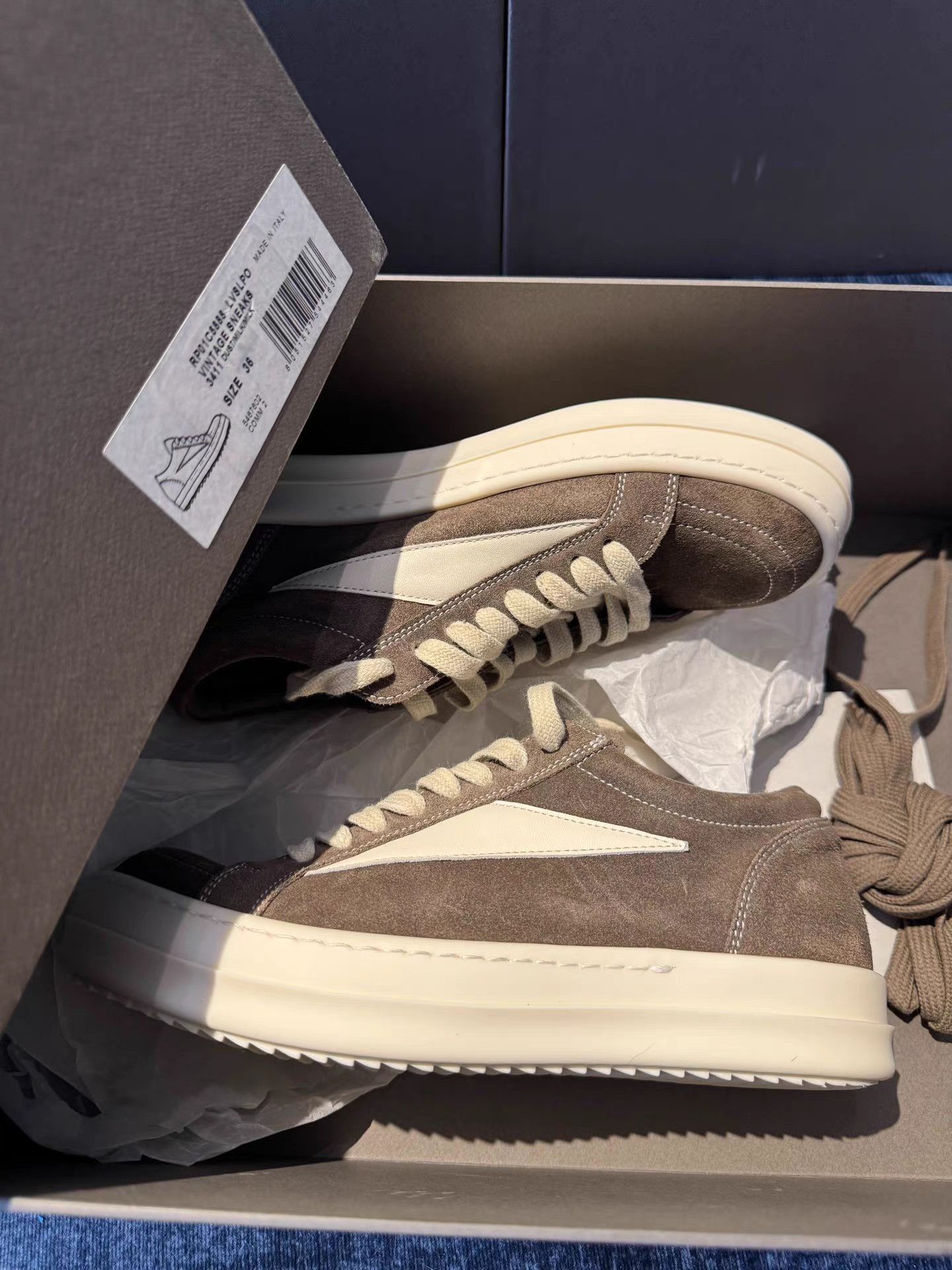 Rick Owens Rick Owens Suede Infringement Sneakers Size US 6 / IT 36 - 7 Thumbnail