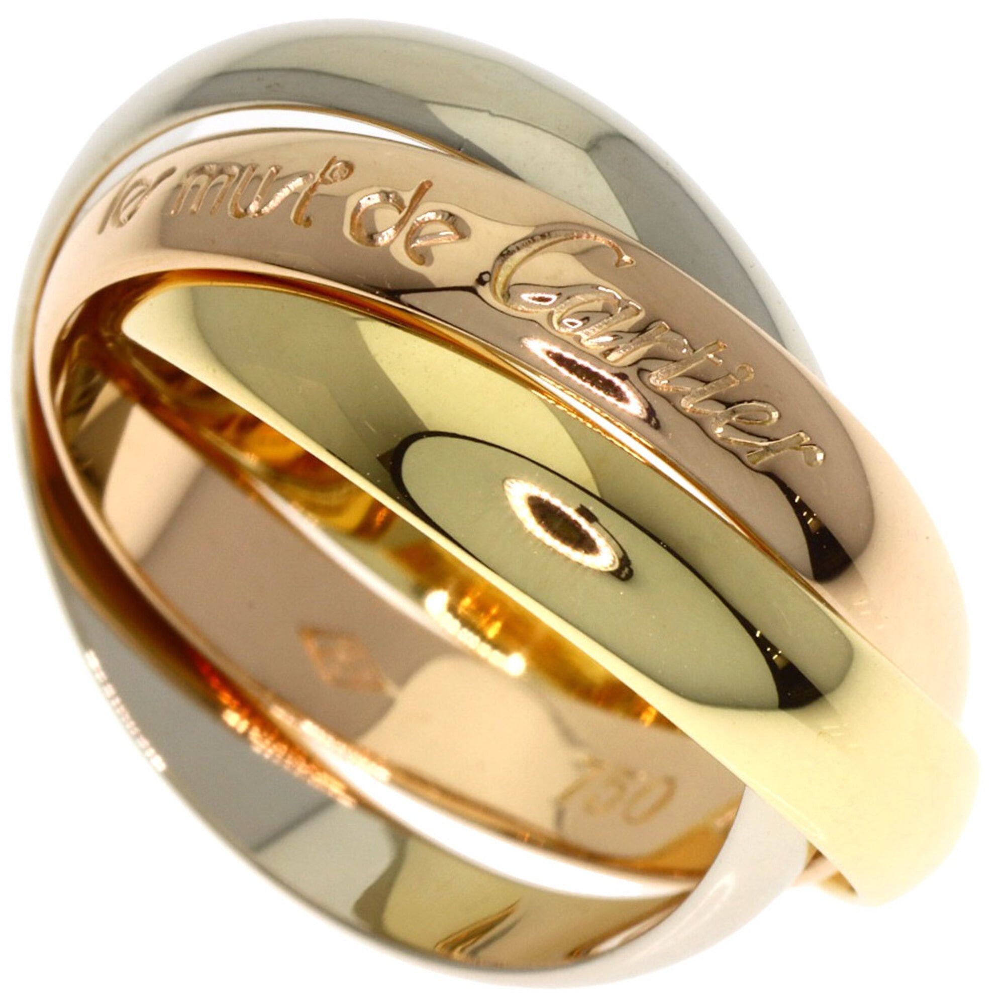 Cartier Cartier Trinity #49 Ring, 18K Yellow Gold/18K Pink White Gold, Women's. Size ONE SIZE - 1 Thumbnail