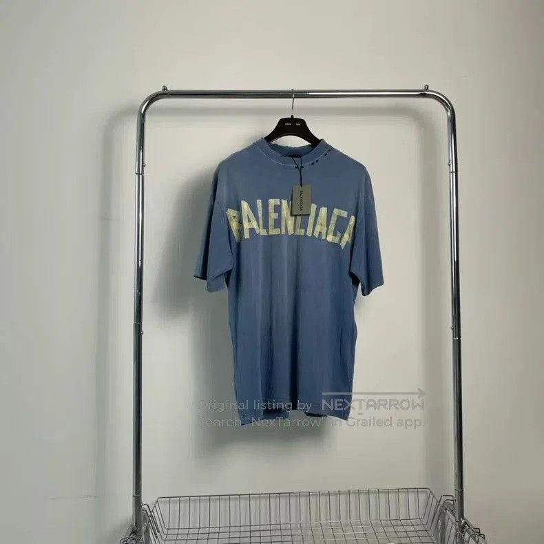 Balenciaga Balenciaga Distressed Tape Short Sleeve. Size US XS / EU 42 / 0 - 1 Thumbnail