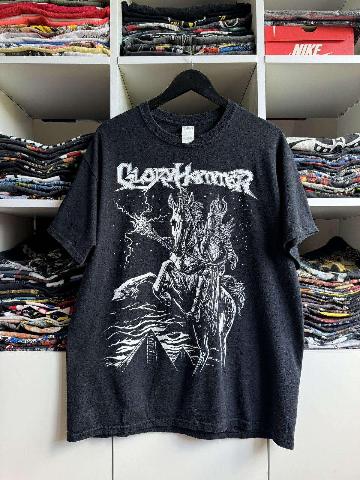 Band Tees × Vintage Vintage Glory Hammer The Battle for Eternity Black Metal Tee Size US L / EU 52-54 / 3 - 1 Thumbnail