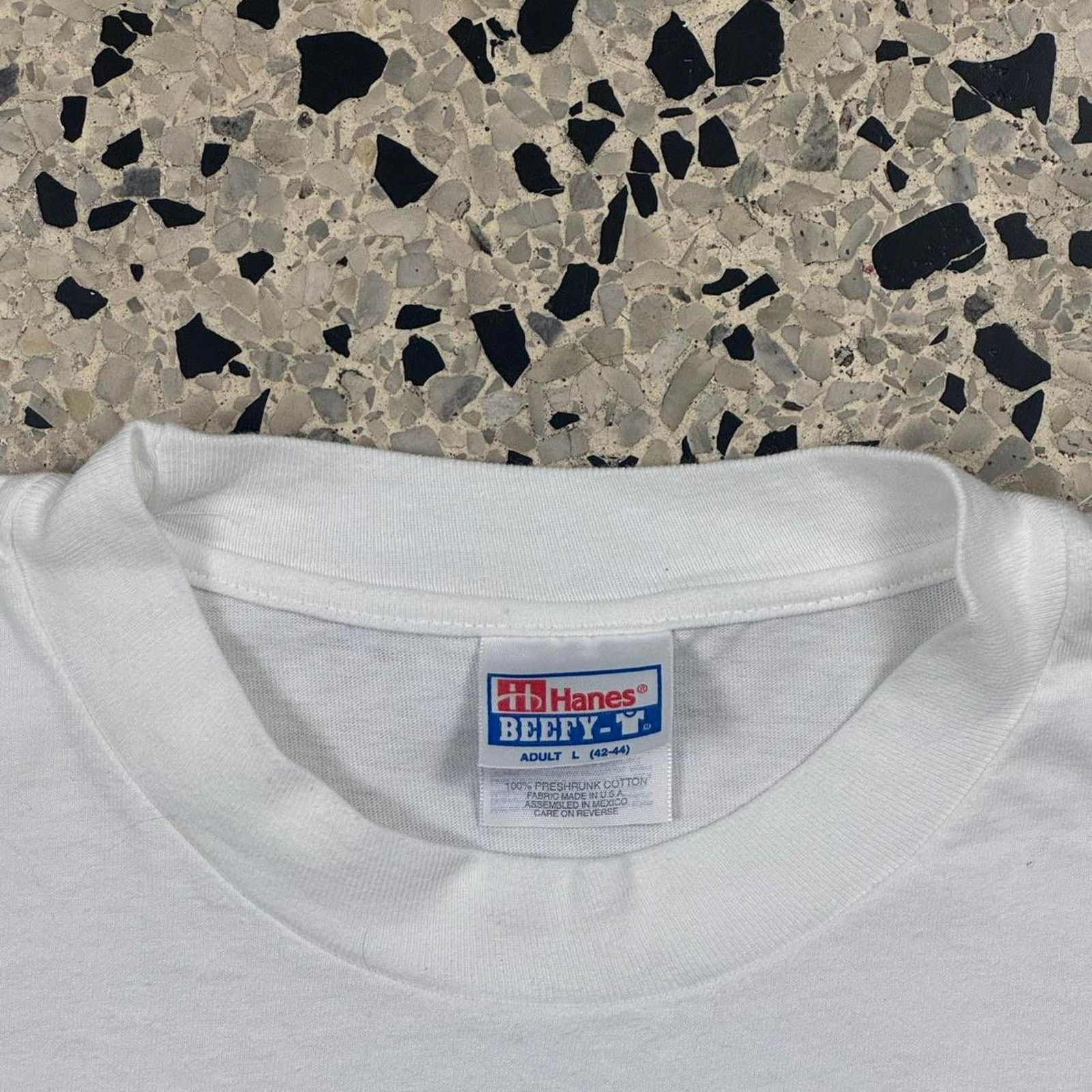 Hanes × Vintage VINTAGE Y2K SWALLOW THE LEADER GREENS+ SUPERFOOD PROMO TEE: Size US L / EU 52-54 / 3 - 3 Thumbnail
