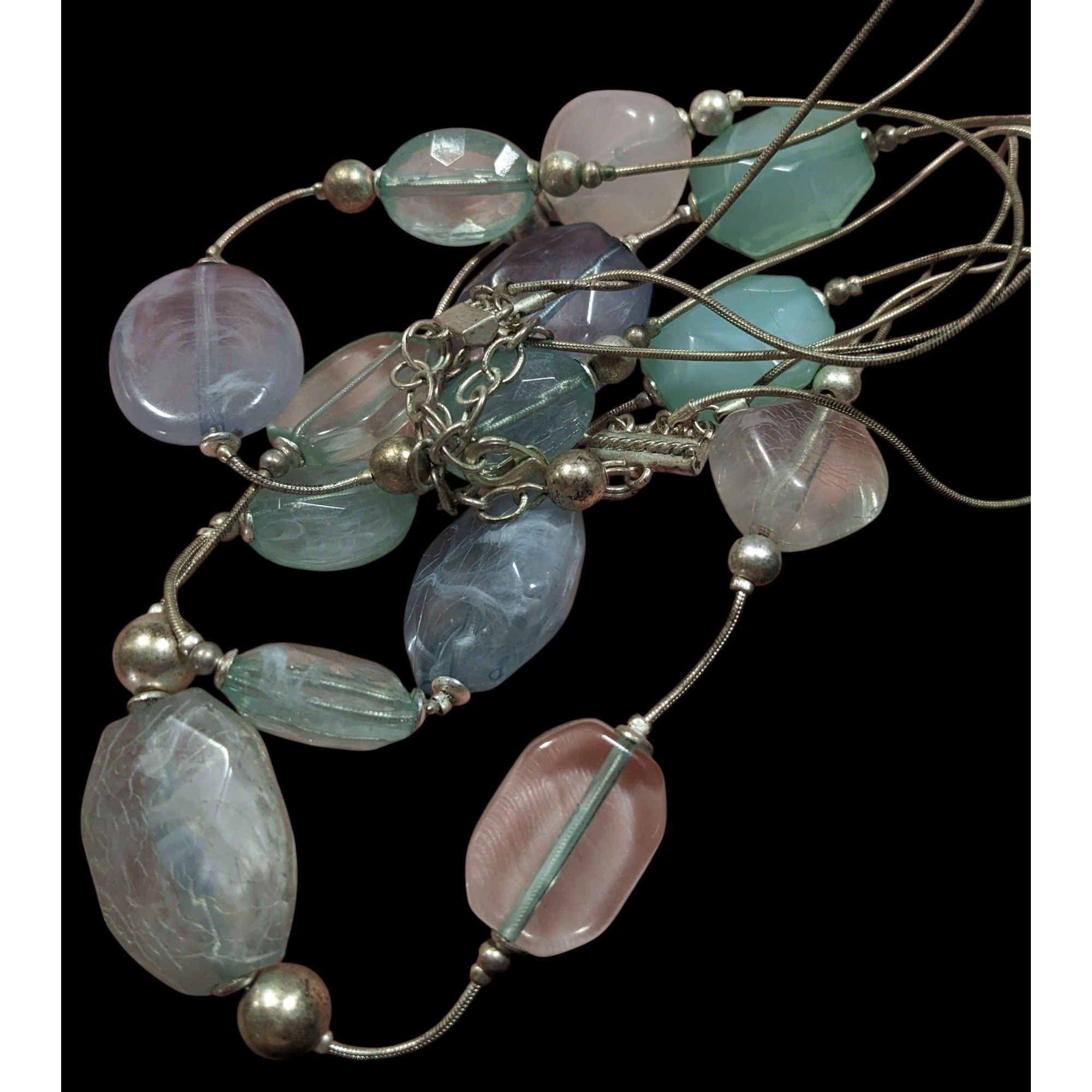 Other Whimsical Medmaidcore Blue And Silver Tone Layered Necklace Size ONE SIZE - 5 Thumbnail