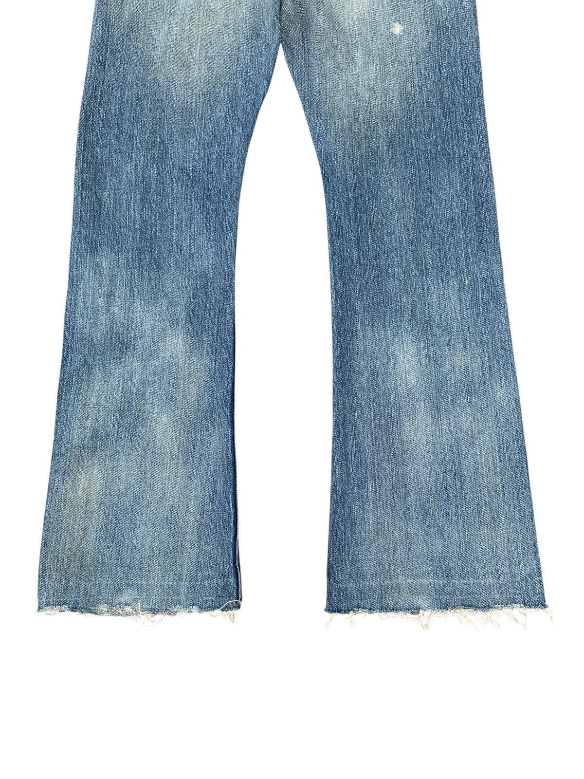 Kapital HYSTERIC GLAMOUR LED ZEPPELIN FLARE SELVEDGE DISTRESSEDDENIM Size US 32 / EU 48 - 9 Thumbnail
