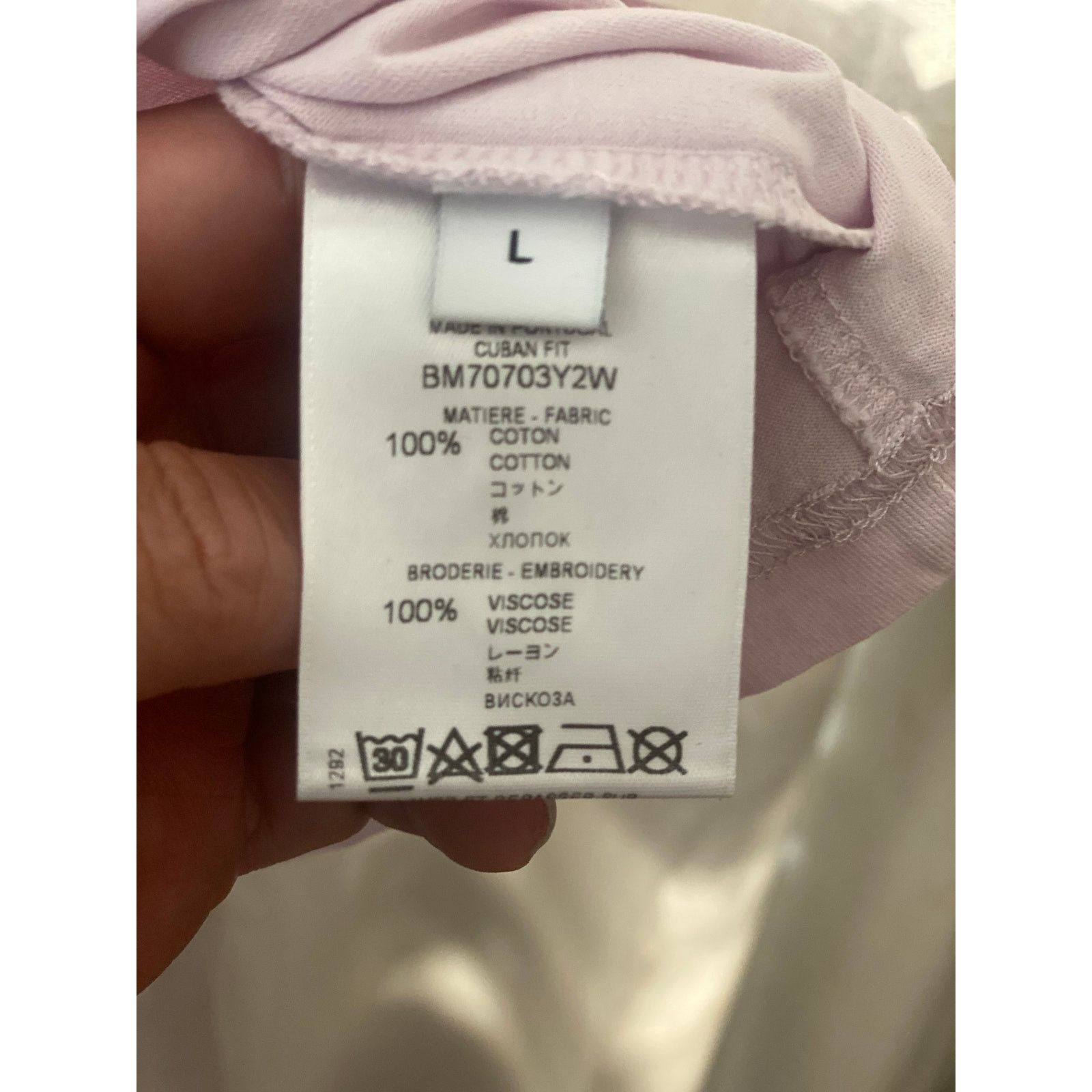 Givenchy Givenchy Star Embroidered Neck Tee m L Size US L / EU 52-54 / 3 - 4 Thumbnail