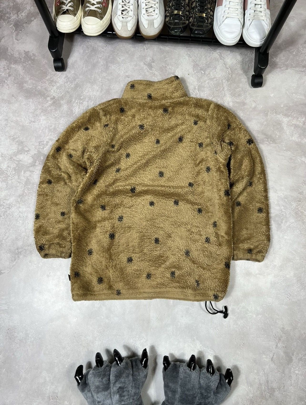If Six Was Nine × Le Grande Bleu (L.G.B.) Vintage 90s Fur Y2k Zip Sherpa Size US M / EU 48-50 / 2 - 3 Thumbnail